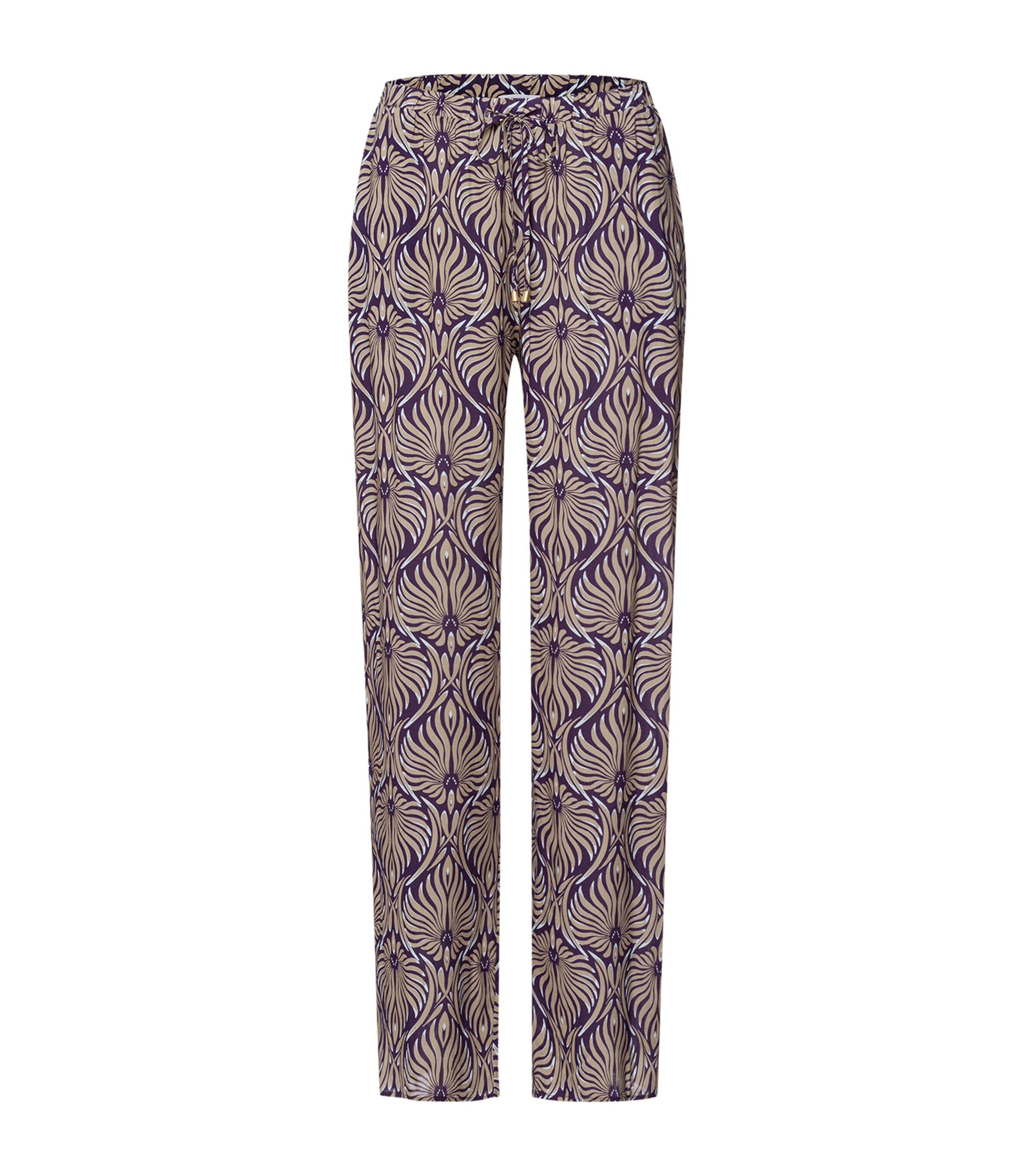 Hanro Damask Pyjama Trousers | Women Clothing | Nightwear | Pyjamas | Loungewear | Lounge Bottoms | Designers | Hanro