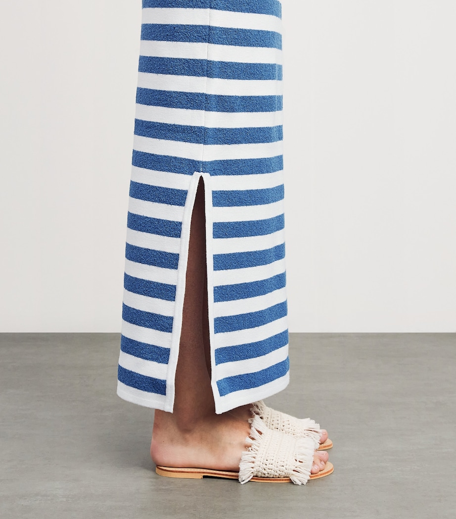 Stripe Ari Maxi Skirt BLUE STRIPE Image 6