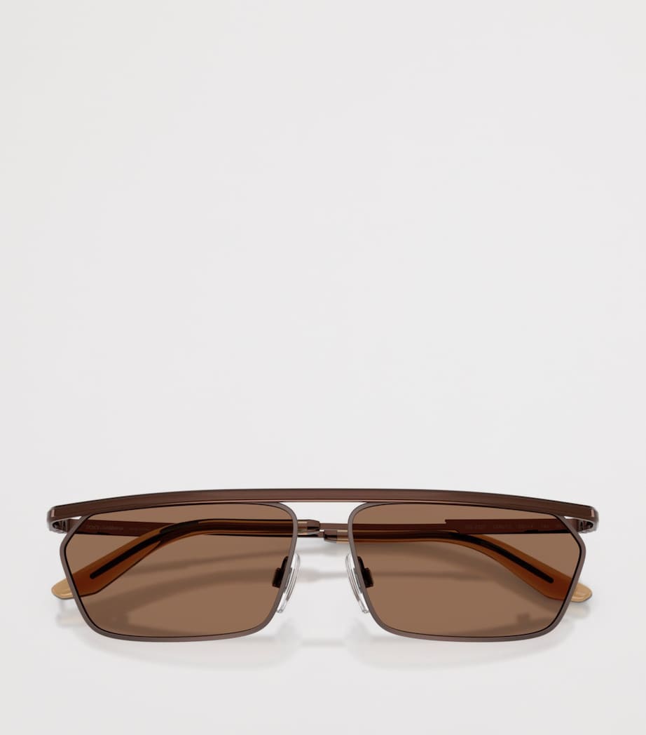 Dolce&Gabbana Metal DG2327 Classic Rectangle Sunglasses Image 5