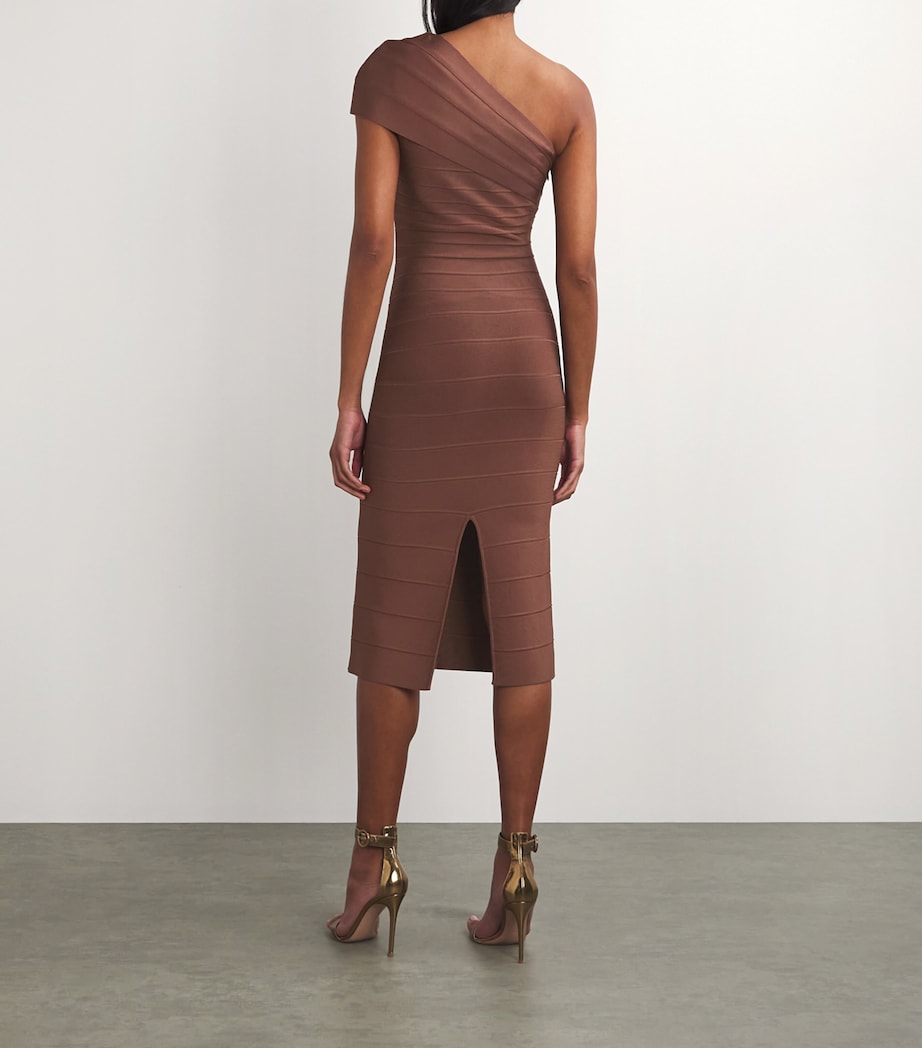 herve leger brown dress THE CAMILLE and a rear zip fastening. Herv Lger Brown Abigail Bandage
