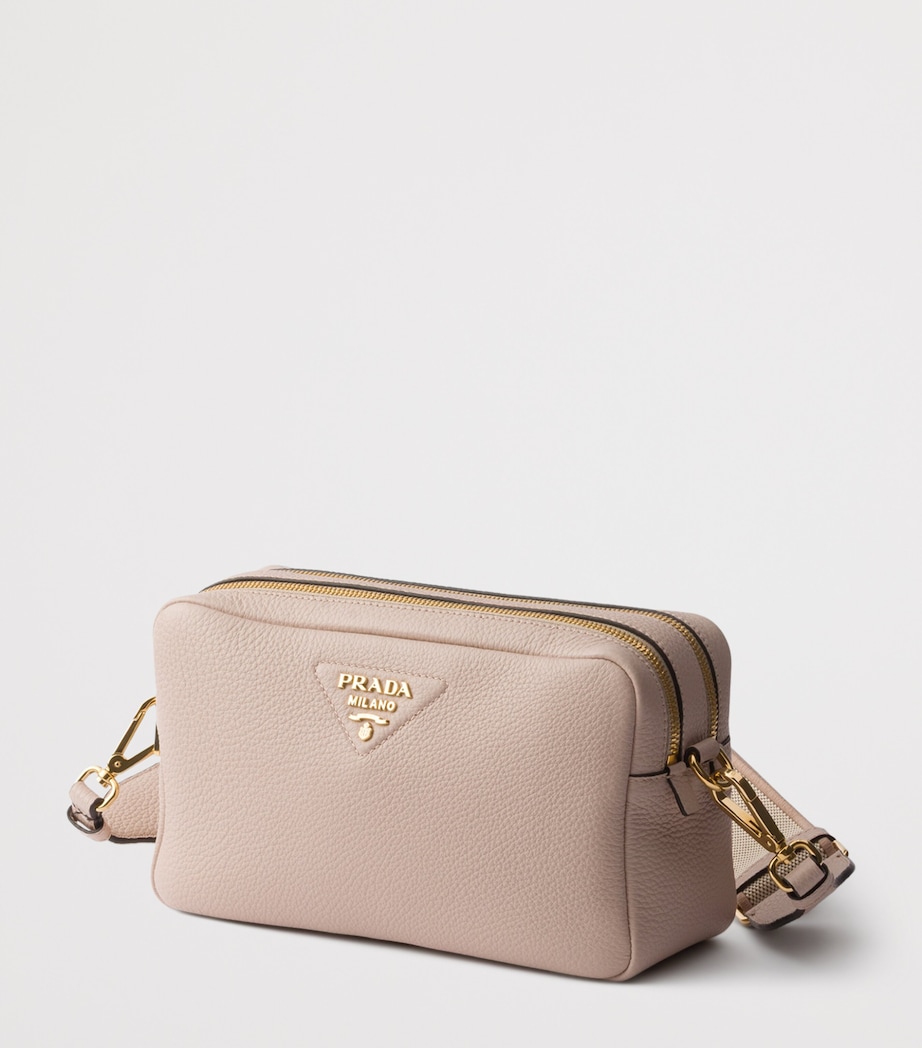 Small Leather Cross-Body Bag F02FU Image 2