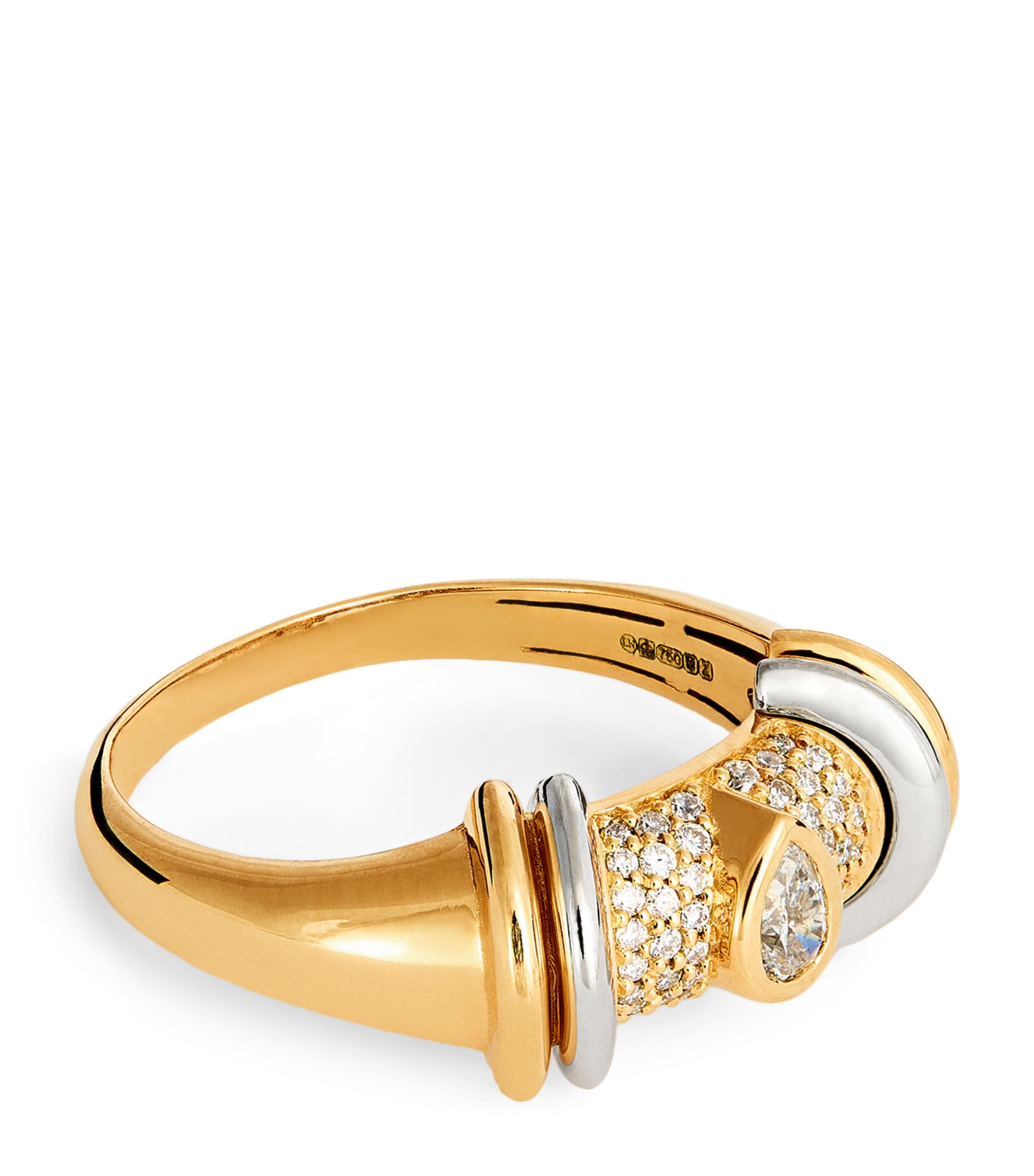 L'atelier Nawbar Yellow Gold And Diamond Lot N*91 Ring In Gold