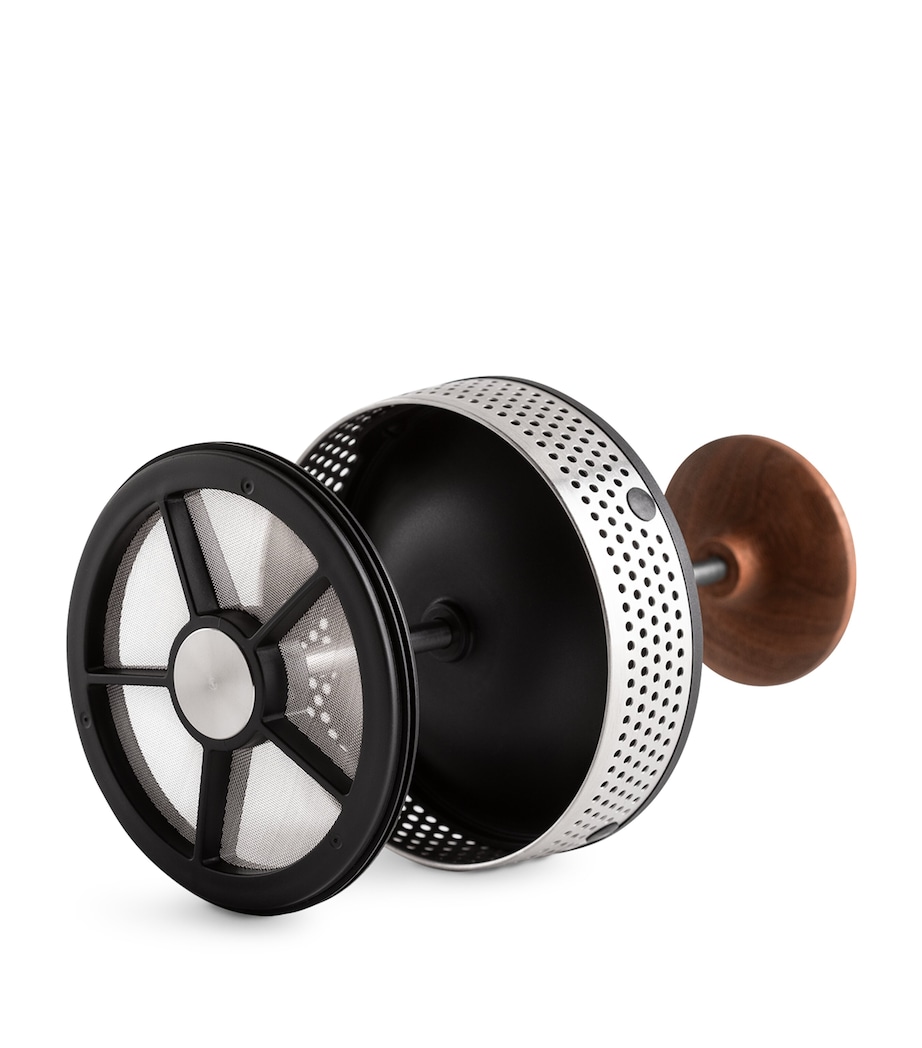 Stainless Steel Clara Cafetiere BLACK / WOOD Image 2