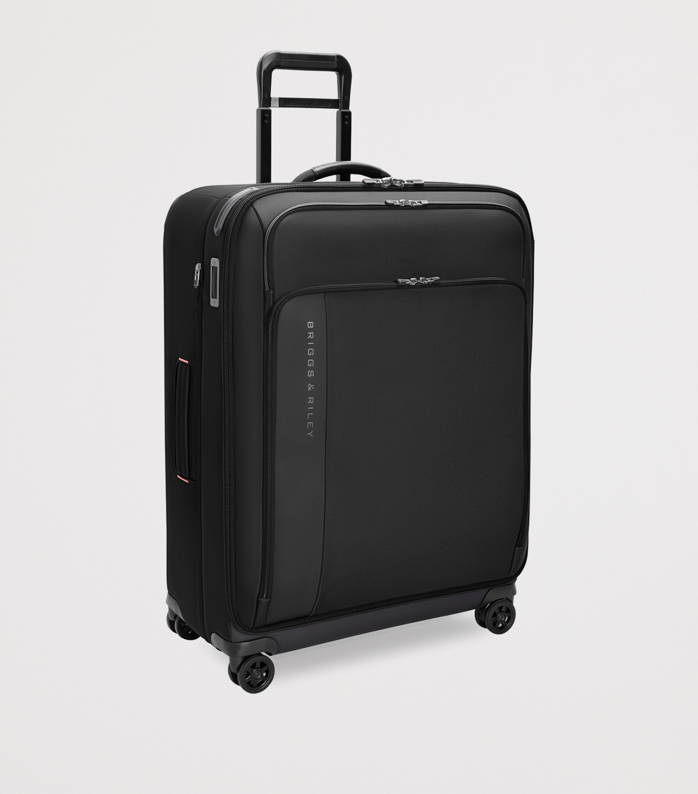 Large ZDX Expandable Spinner Suitcase (74cm) BLACK Image 3
