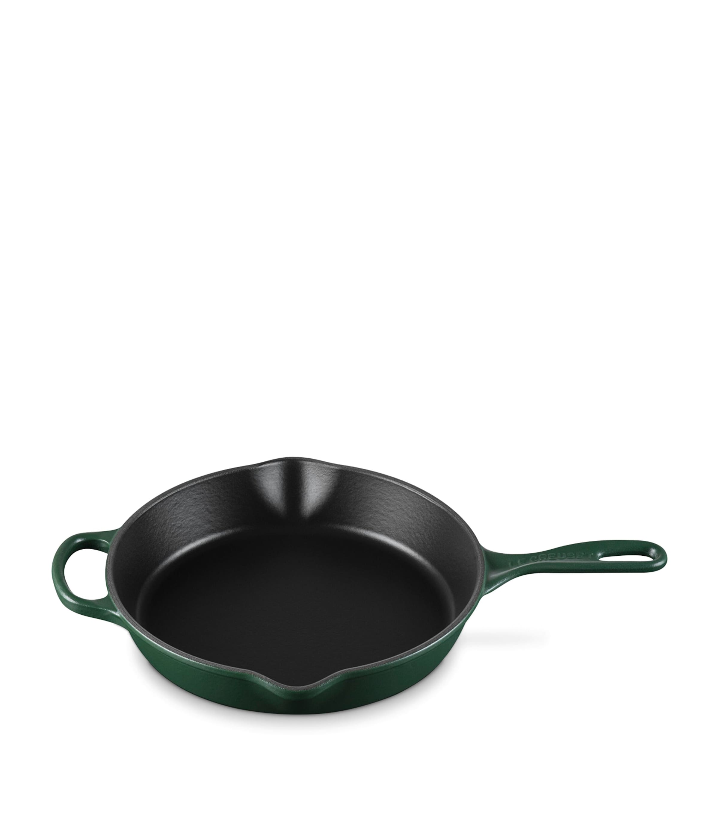 Le Creuset Cast Iron Deep Skillet (26cm) Green Image 3
