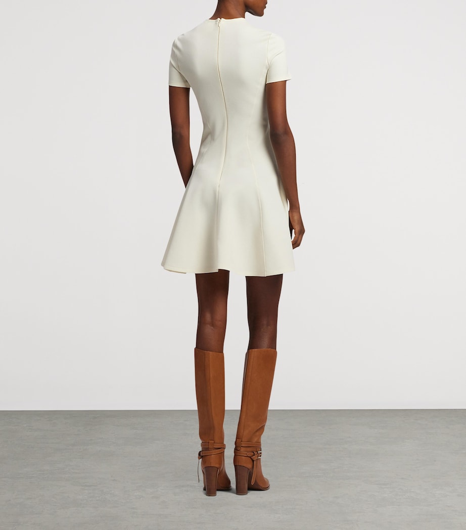 Chiffon A-line Dress LUX CREAM Image 6