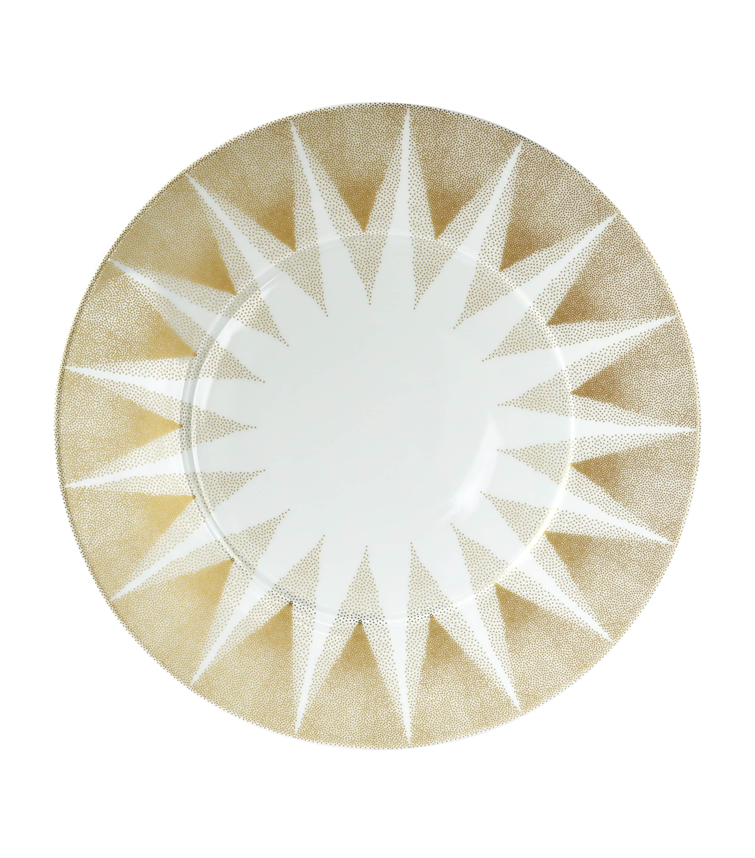 Bernardaud Noel Etoile Service Plate In Gold