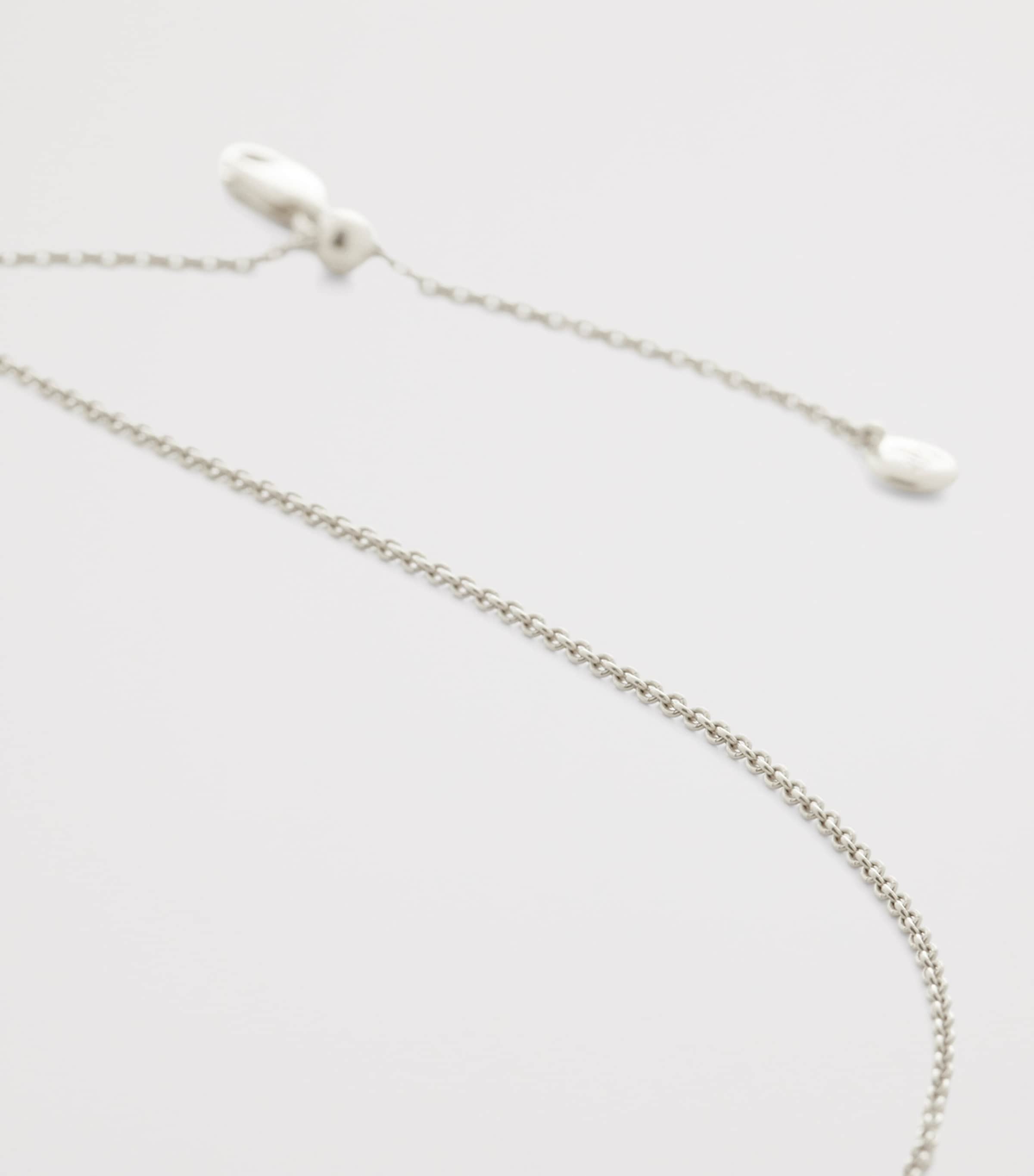 Monica Vinader Sterling Silver Chain Necklace (24cm) Sterling Silver Image 2