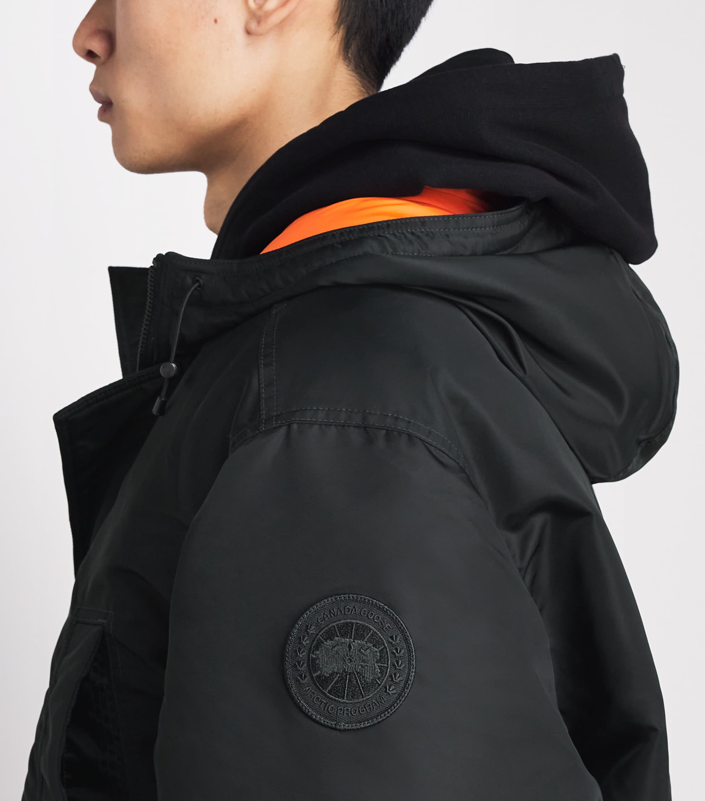 Canada Goose Mens Windrow Down Jacket Nori Grn/ember Image 3