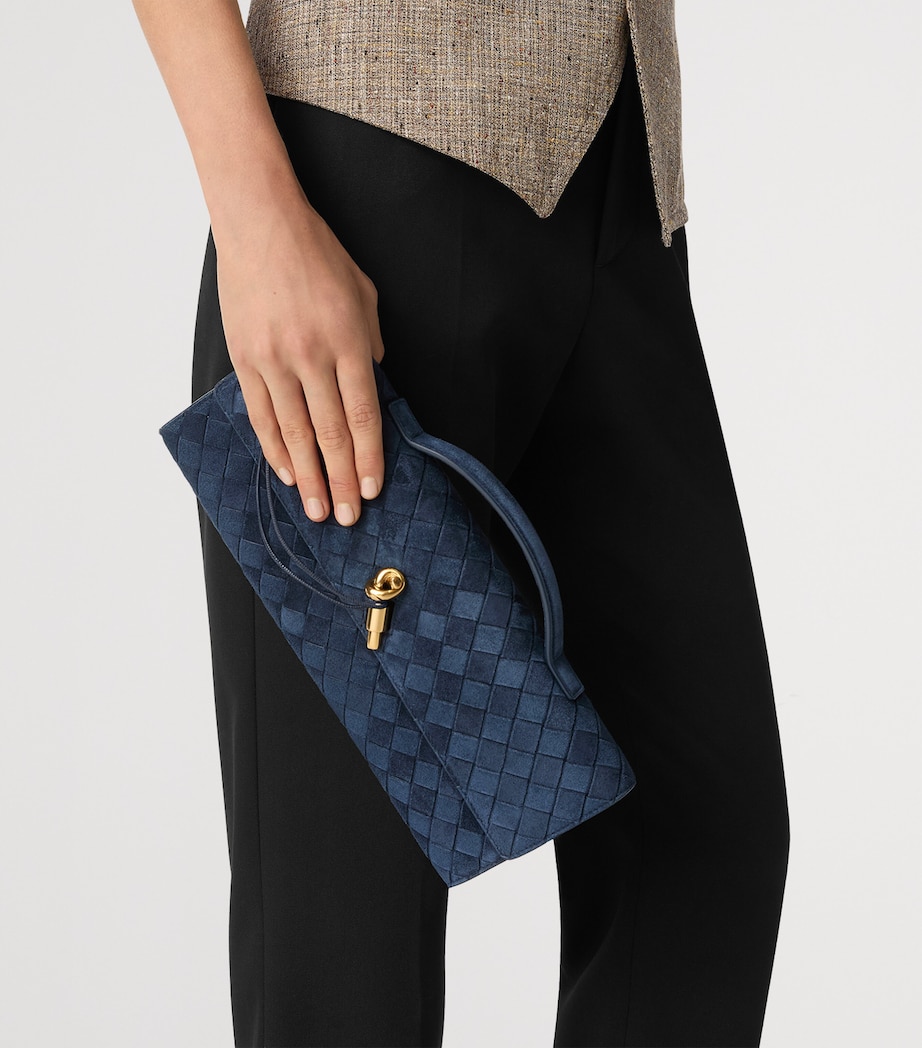 Suede Andiamo Clutch Bag 4033 Image 2