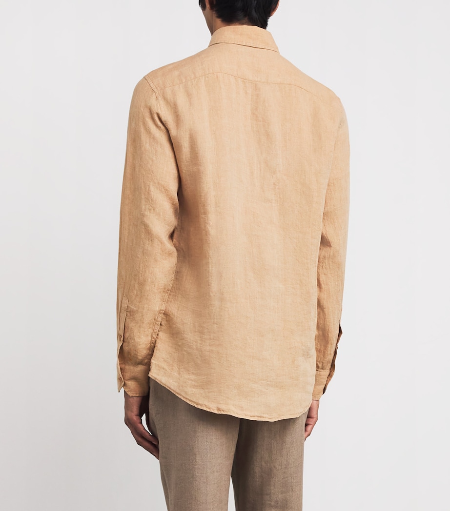 Linen Antonio Shirt 908-PALE COPPER Image 4