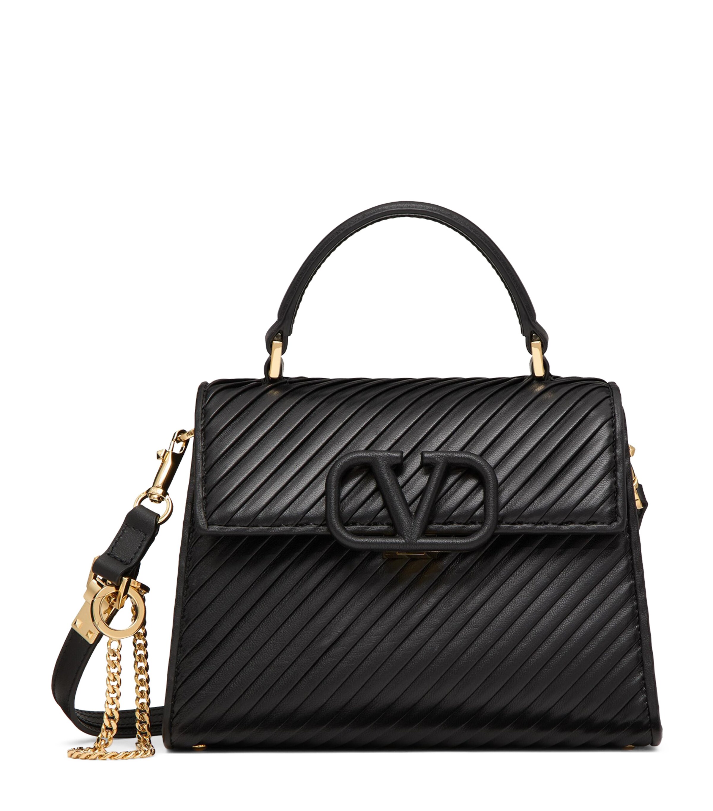 ★関税込み★ VALENTINO Top Handle Bag Valentino Garavani Small Lambskin VSLING Top-Handle Bag