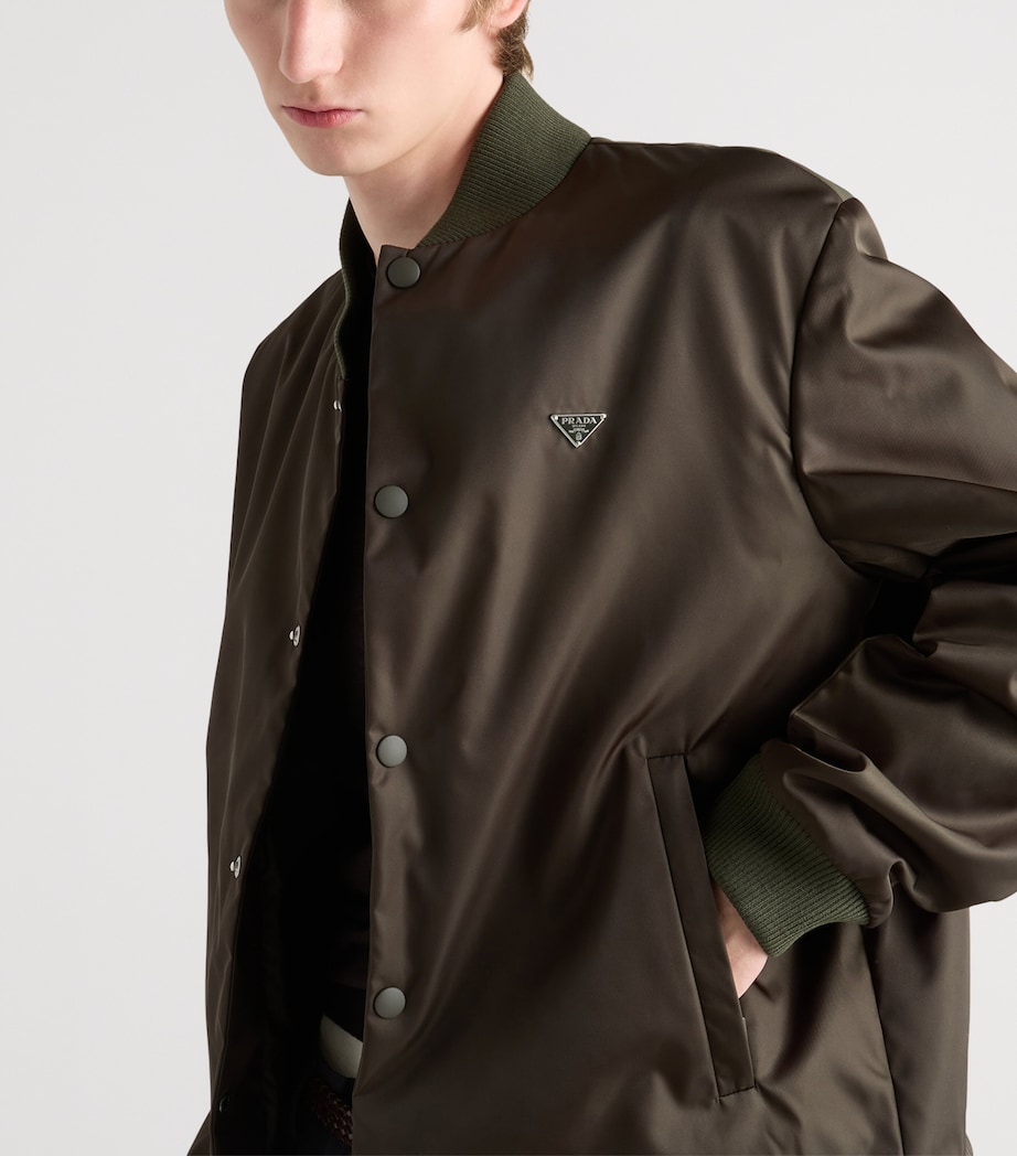 Re-Nylon Bomber Jacket F0Z58 Image 4