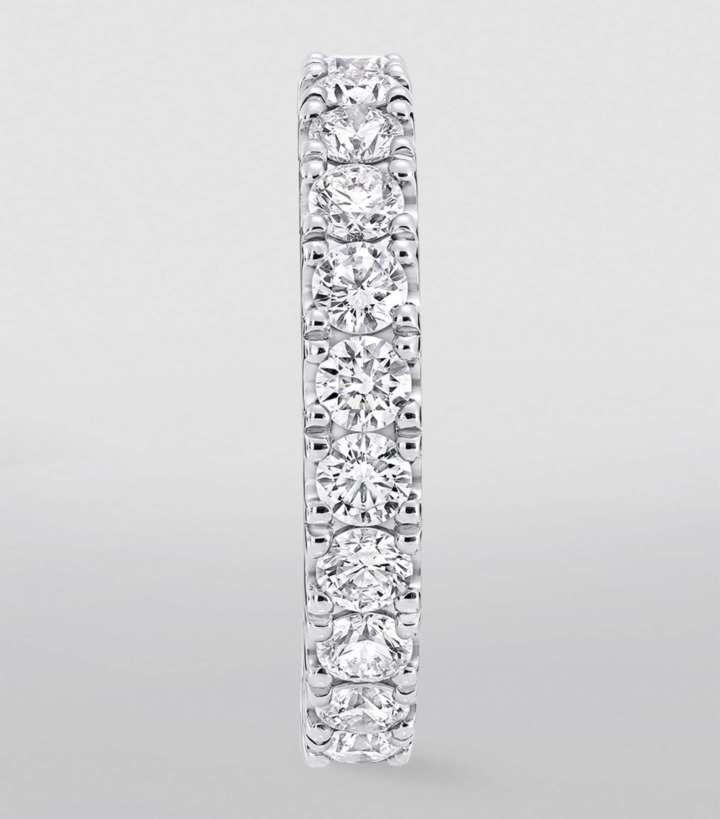 Platinum and Diamond Classic Eternity Ring PLATINUM Image 4