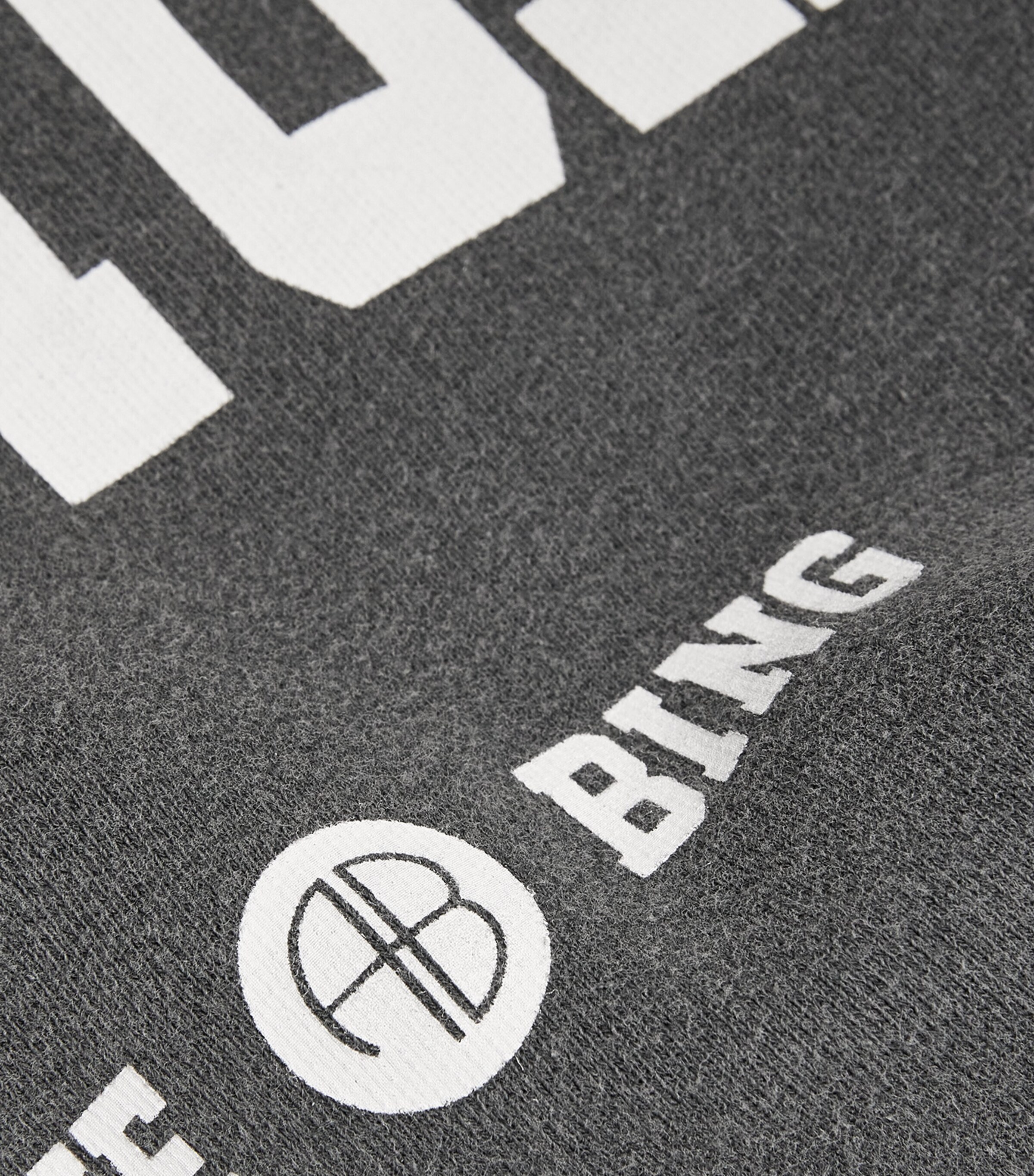 Cotton Ramona University Sweatshirt WASHED BLACK Image 5