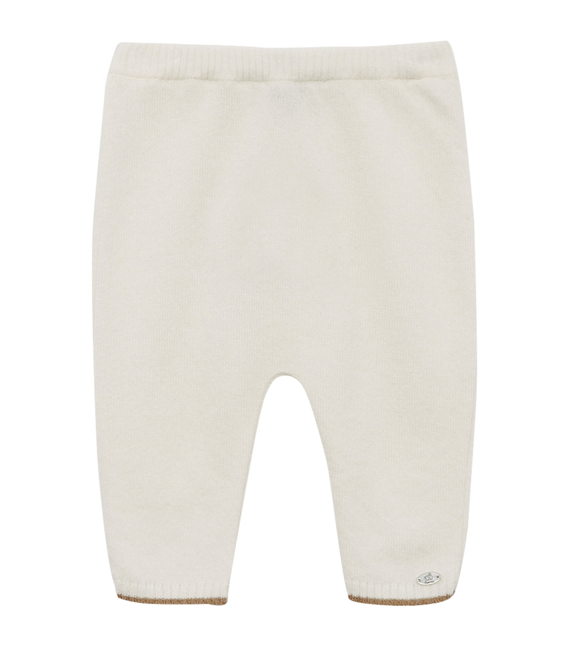 Wool-Cashmere-Blend Prickles Leggings (0-9 Months) OFF WHITE Image 3