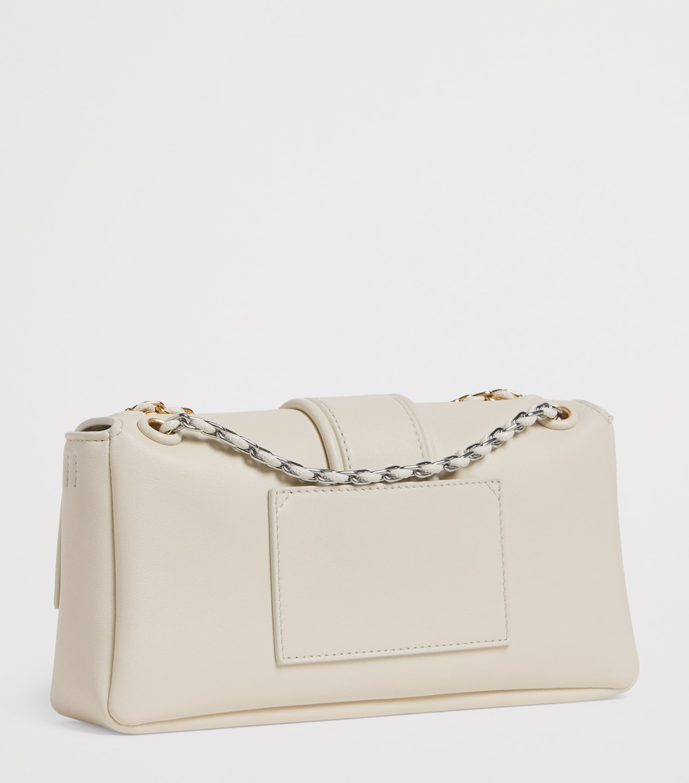 Jacquemus Leather Le Bambino Chaîne Shoulder Bag Light Ivory Image 3