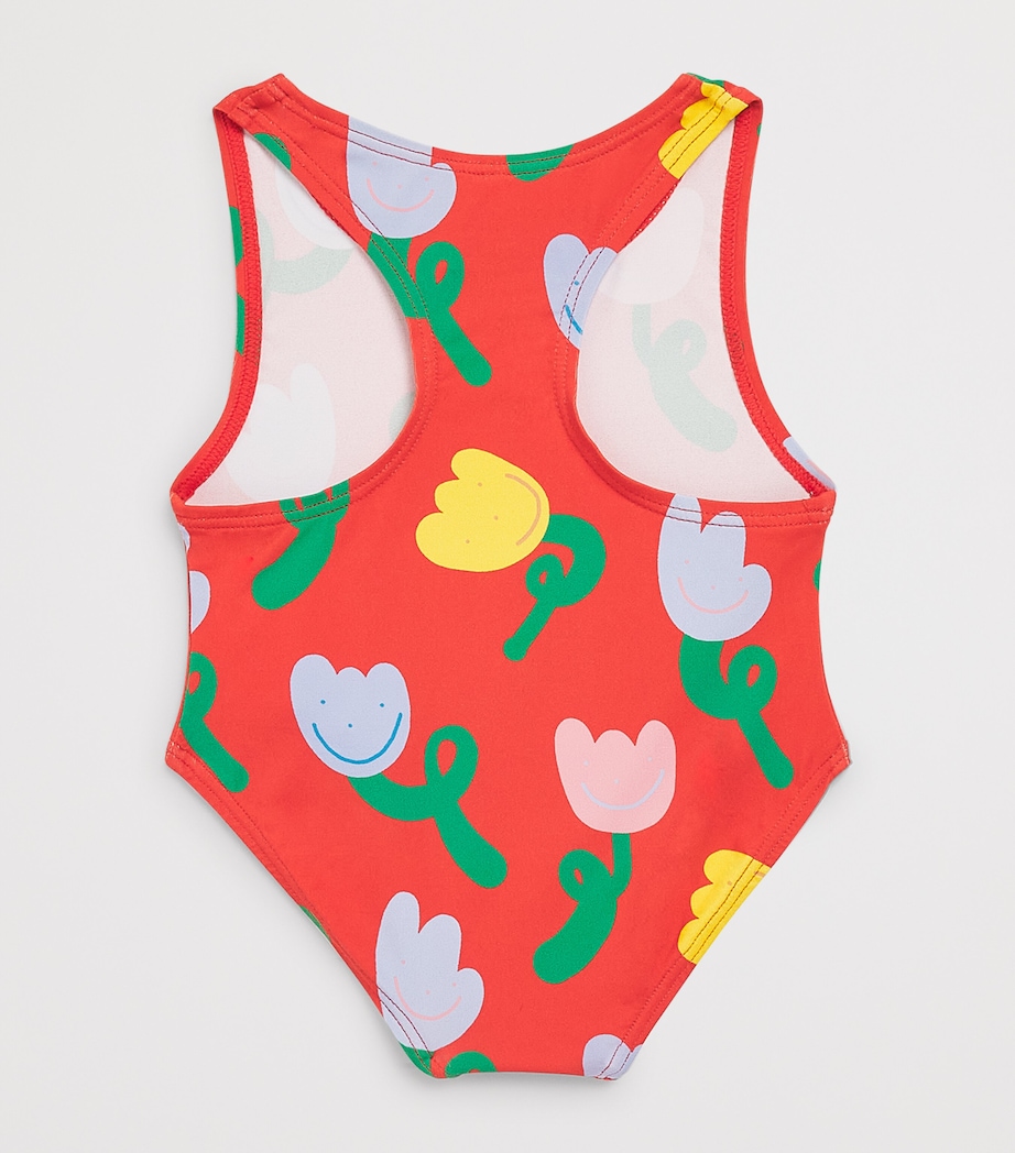Stella McCartney Kids Smiling Tulips Swimsuit (3-36 Months) Image 2