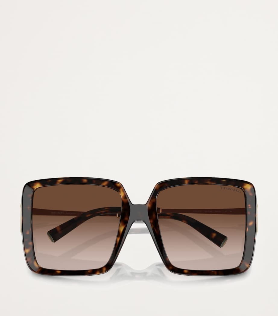 Injected Oversized Square Sunglasses 80153B Image 5