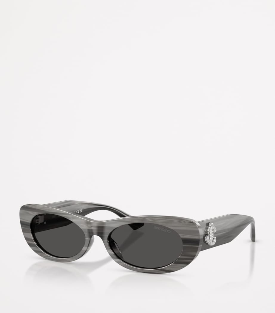 Oval Logo Sunglasses 506387 Image 2
