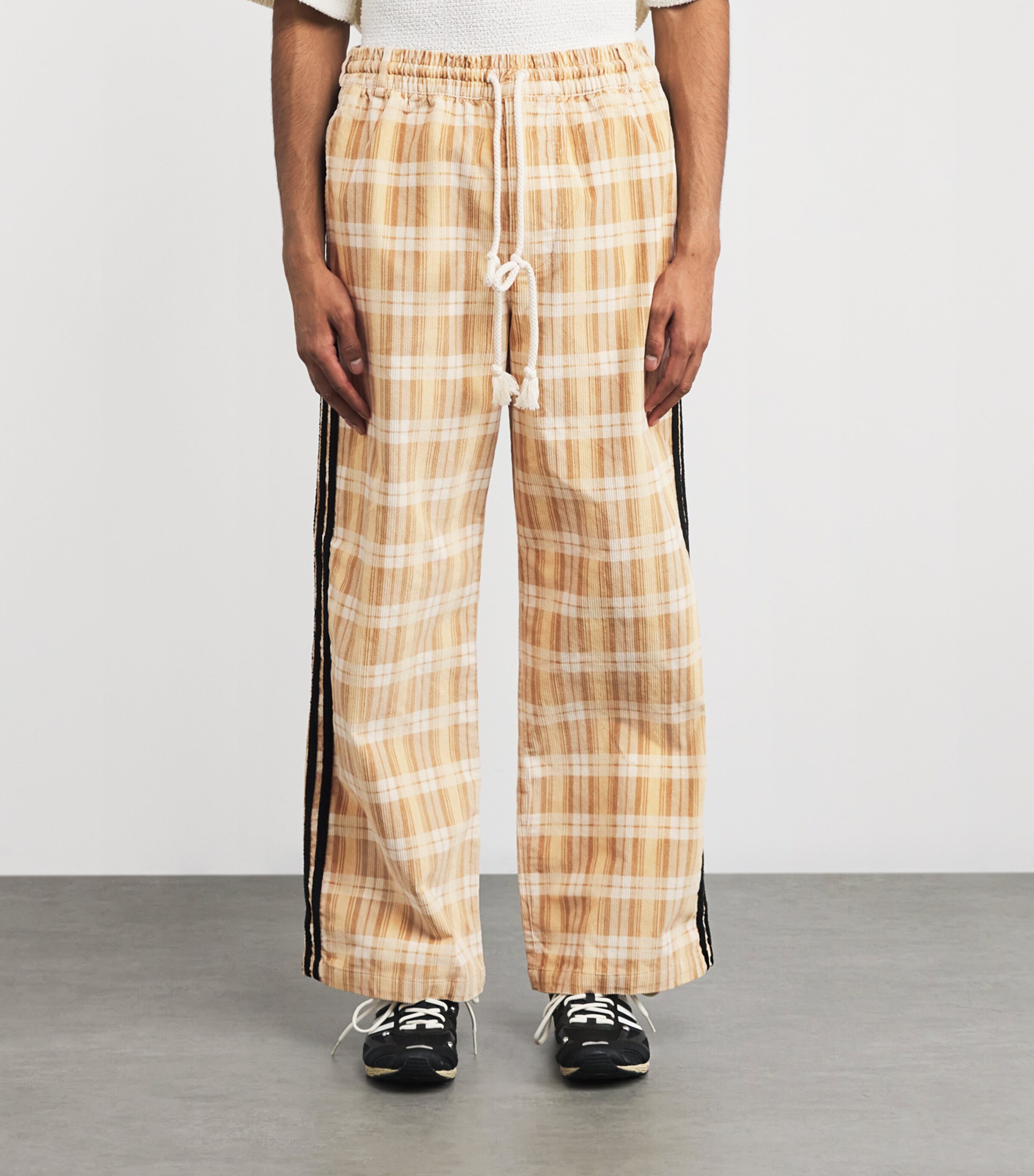 adidas Mens Originals x Song for the Mute Plaid Sweatpants Image 3