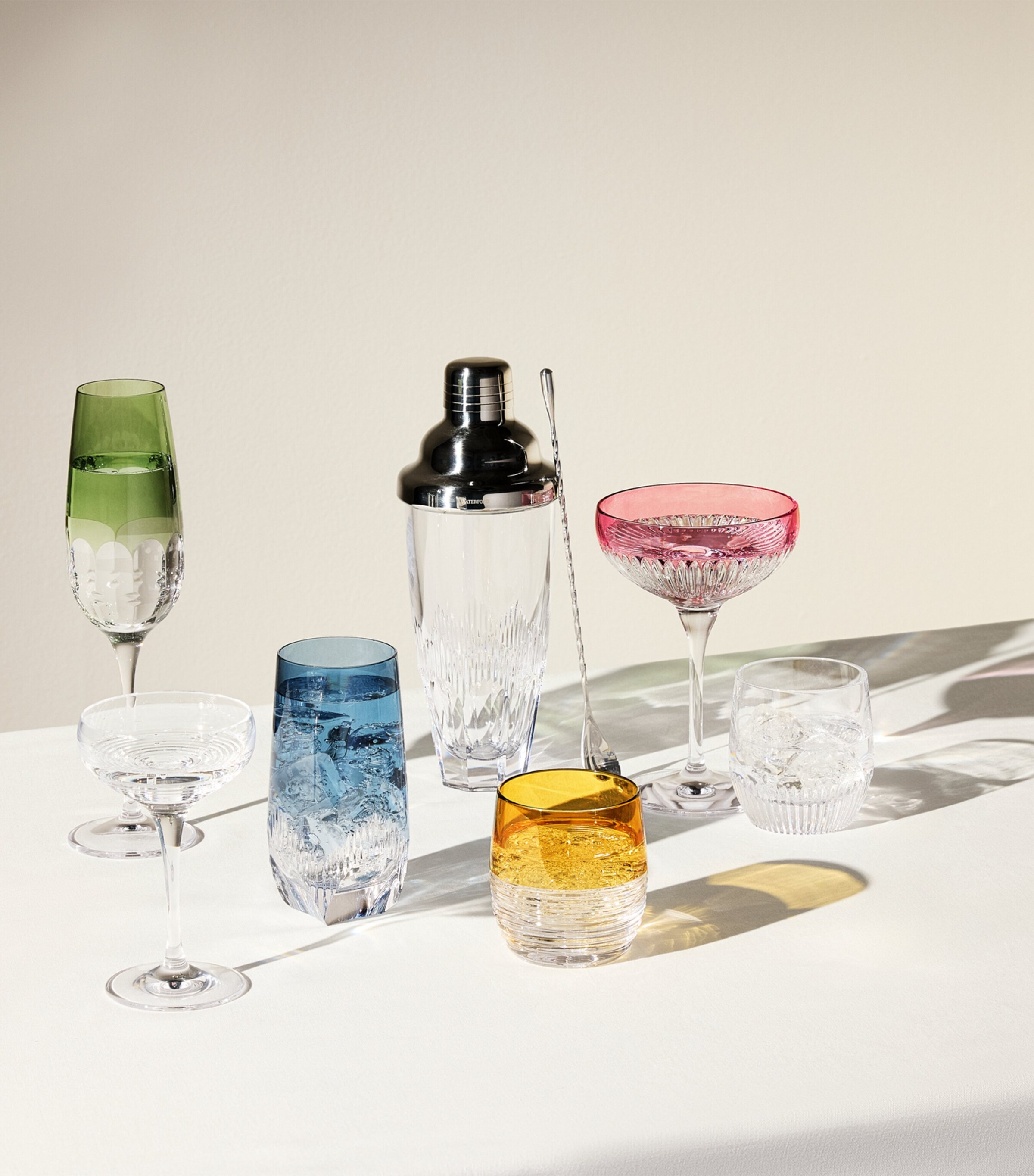 Set of 4 Crystal Mixology Coupe (280ml) MULTI Image 8