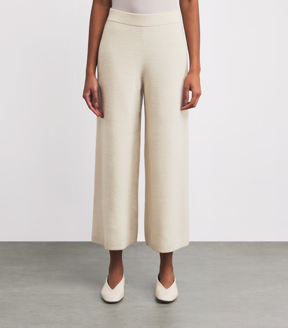 Wool-Blend Culotte Trousers AFFOGATO Image 3