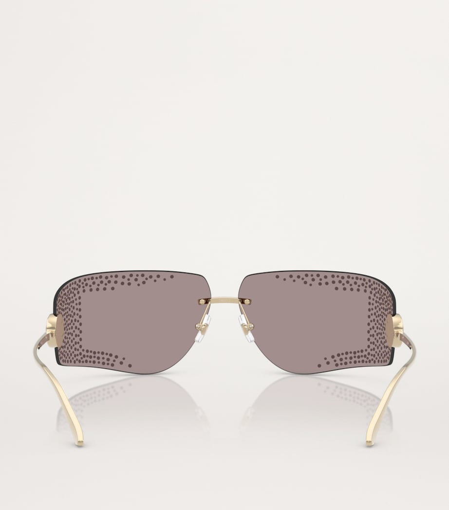 Embellished Wire-Frame Sunglasses 30067N Image 4