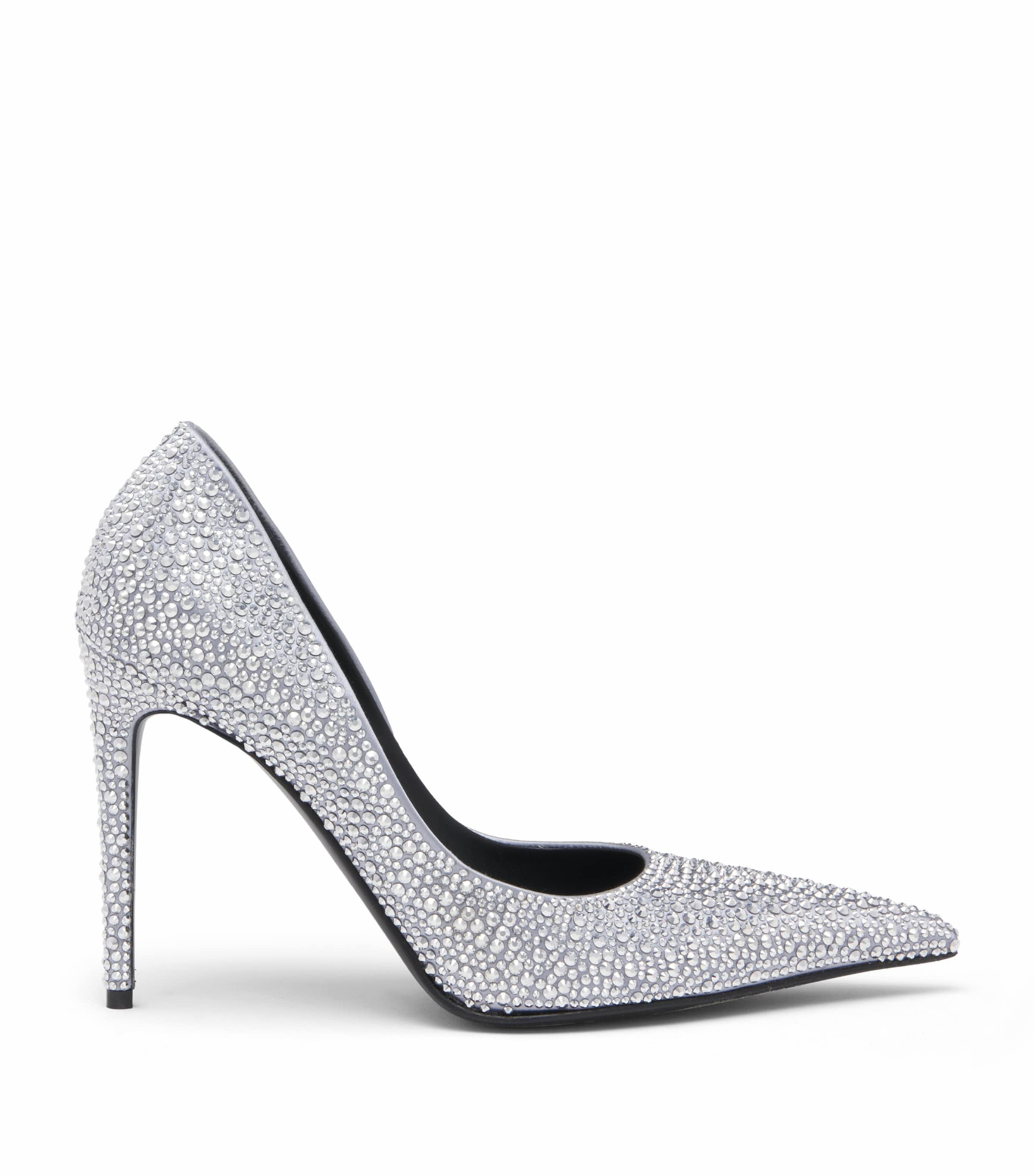 McQueen Crystal-Embellished Skull Pumps 105 Image 1
