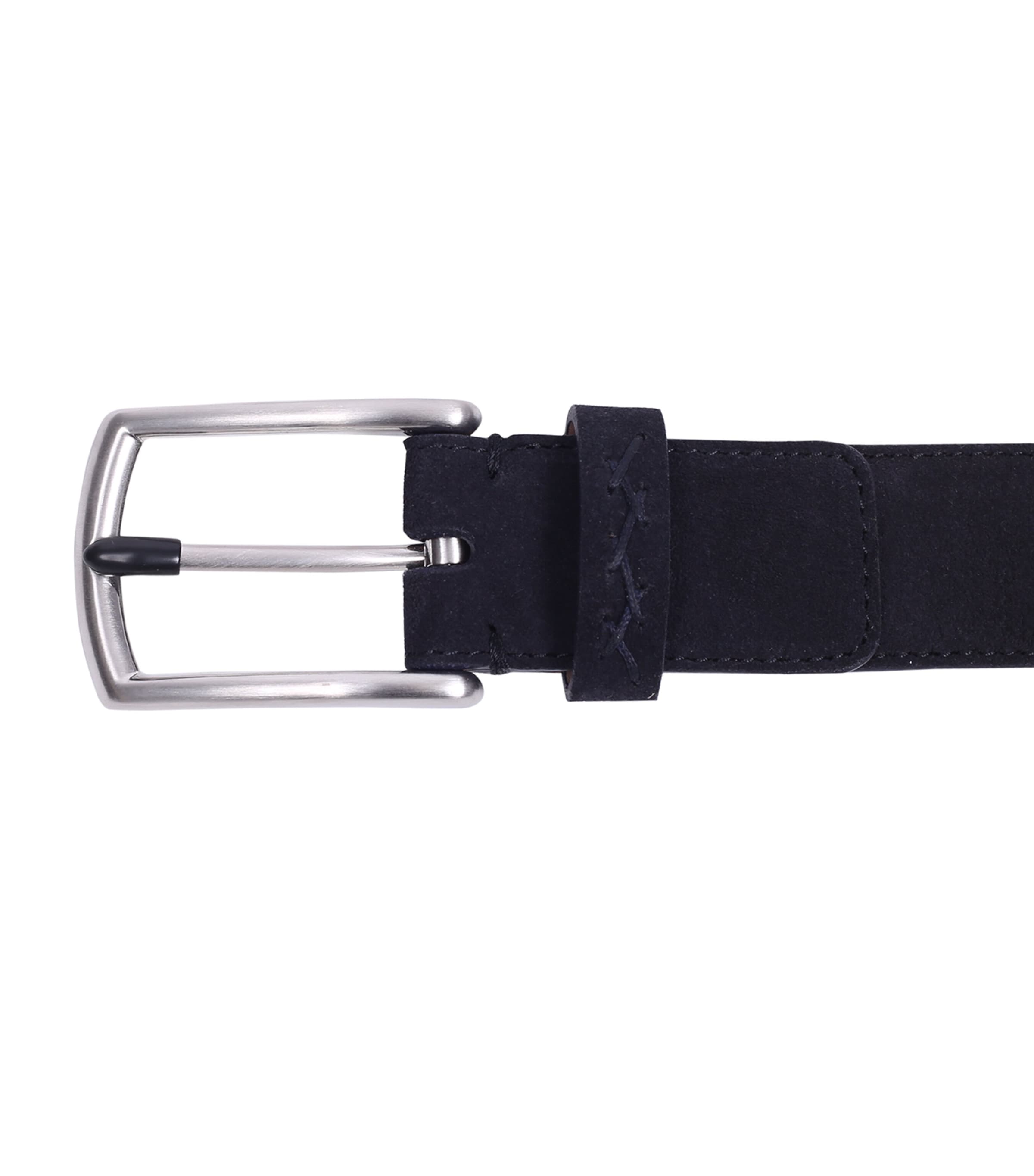 Zegna Suede Belt Blue/dark Image 2