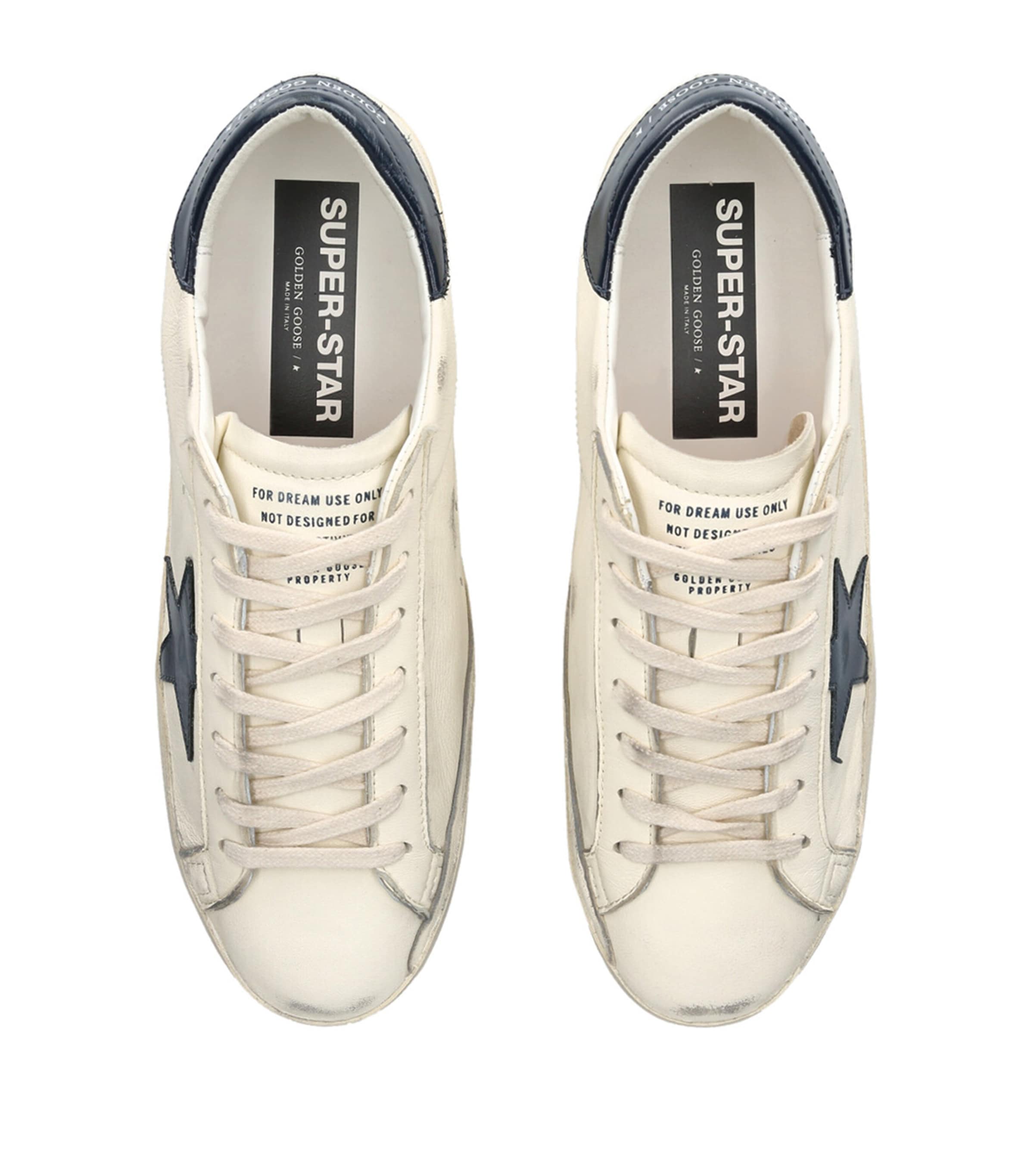 Golden Goose Leather Super-Star Sneakers Beige Image 4
