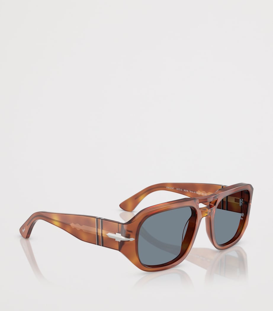 Persol Acetate Vincent Pilot Sunglasses Image 6