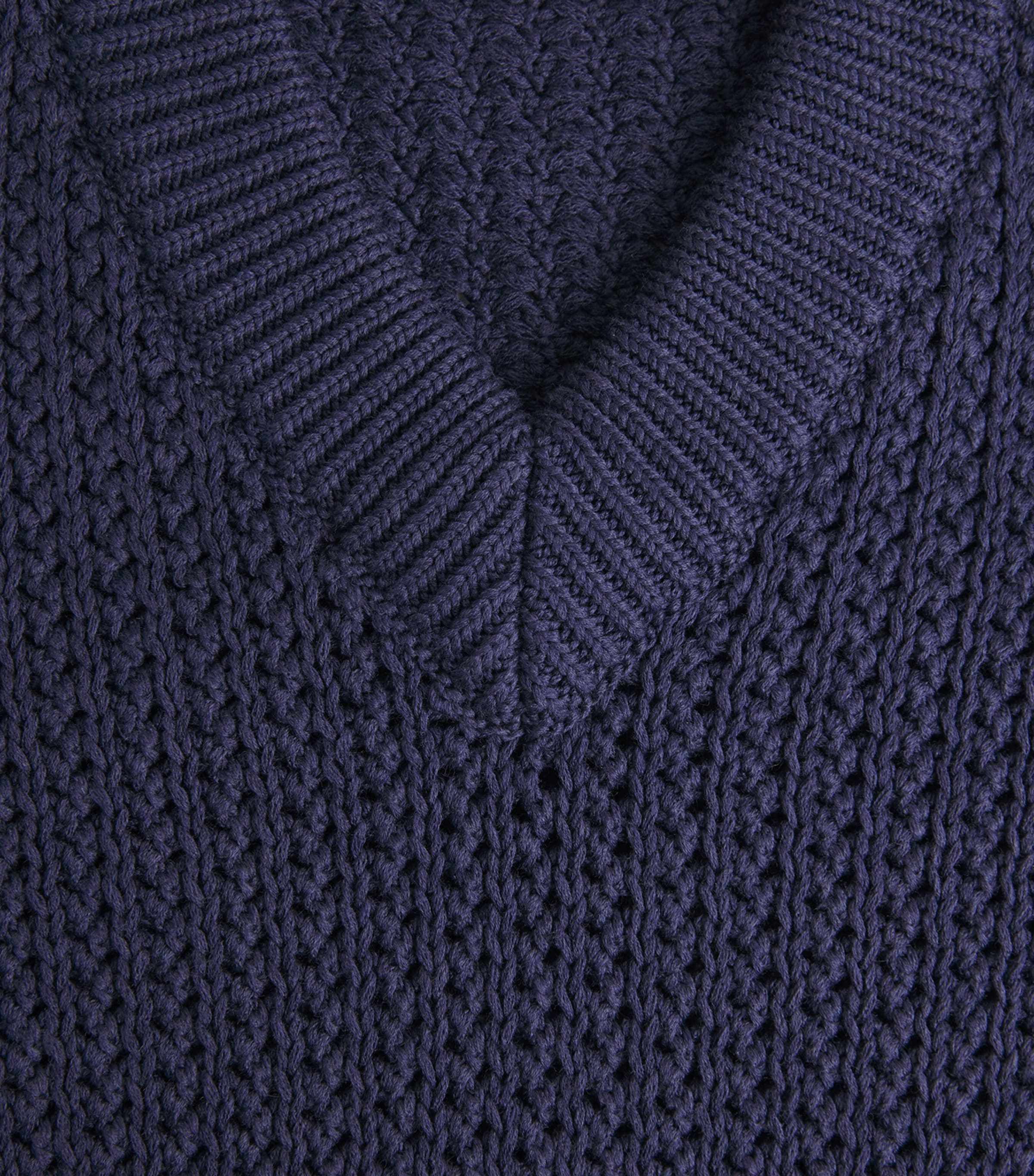 Isaia Mens Silk-Cotton V-Neck Sweater Image 6