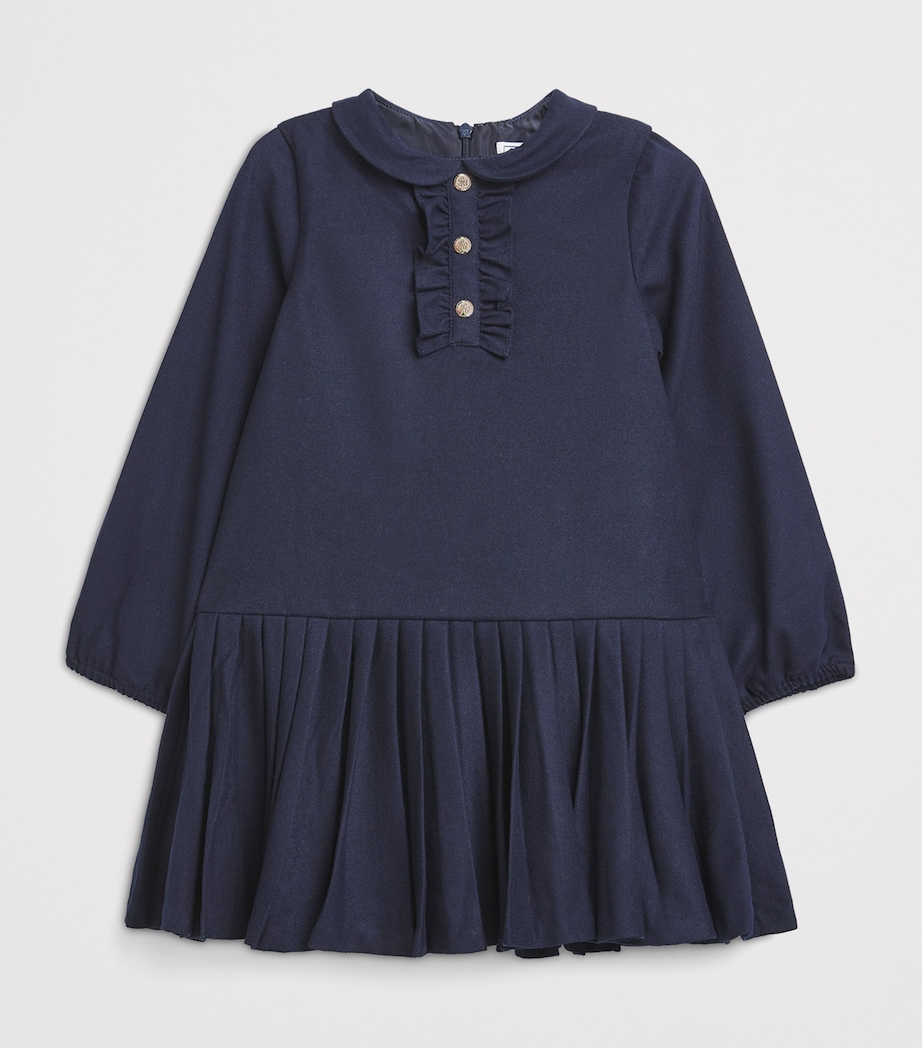 Pleated Drop-Waist Dress (2-14 Years) 4 MARINE Image 1