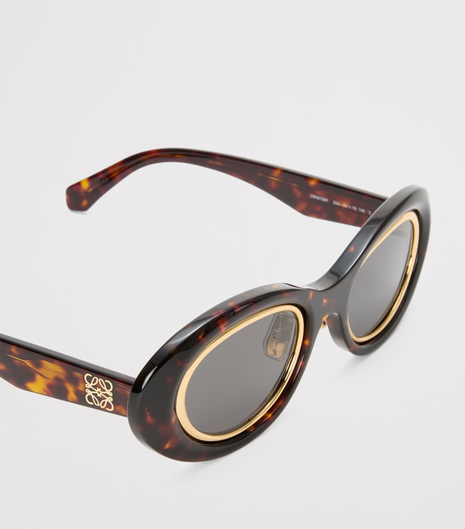 Mini Anagram Oval Sunglasses HAVANA Image 4