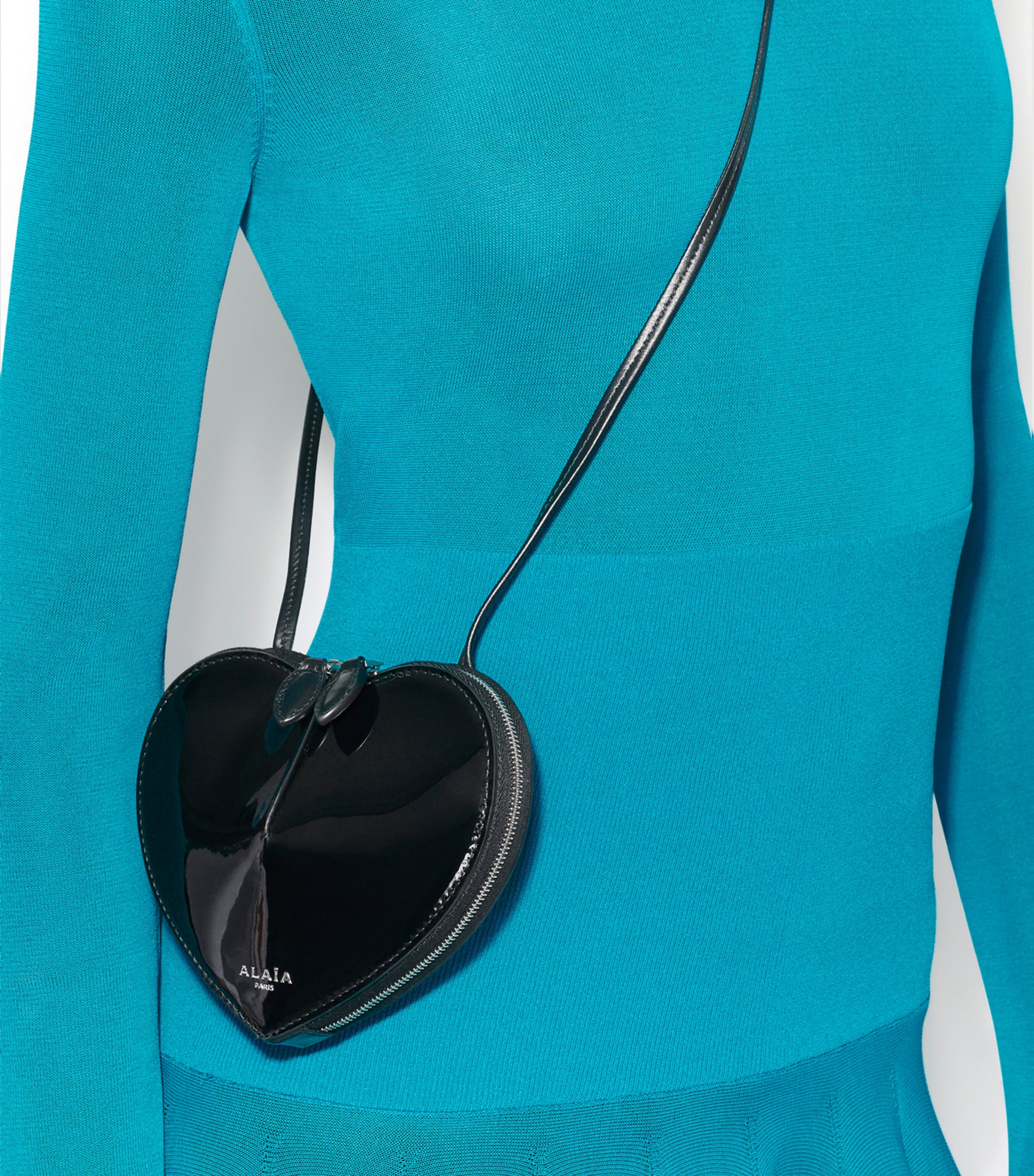 Mini Patent Leather Le Coeur Shoulder Bag OR Image 2