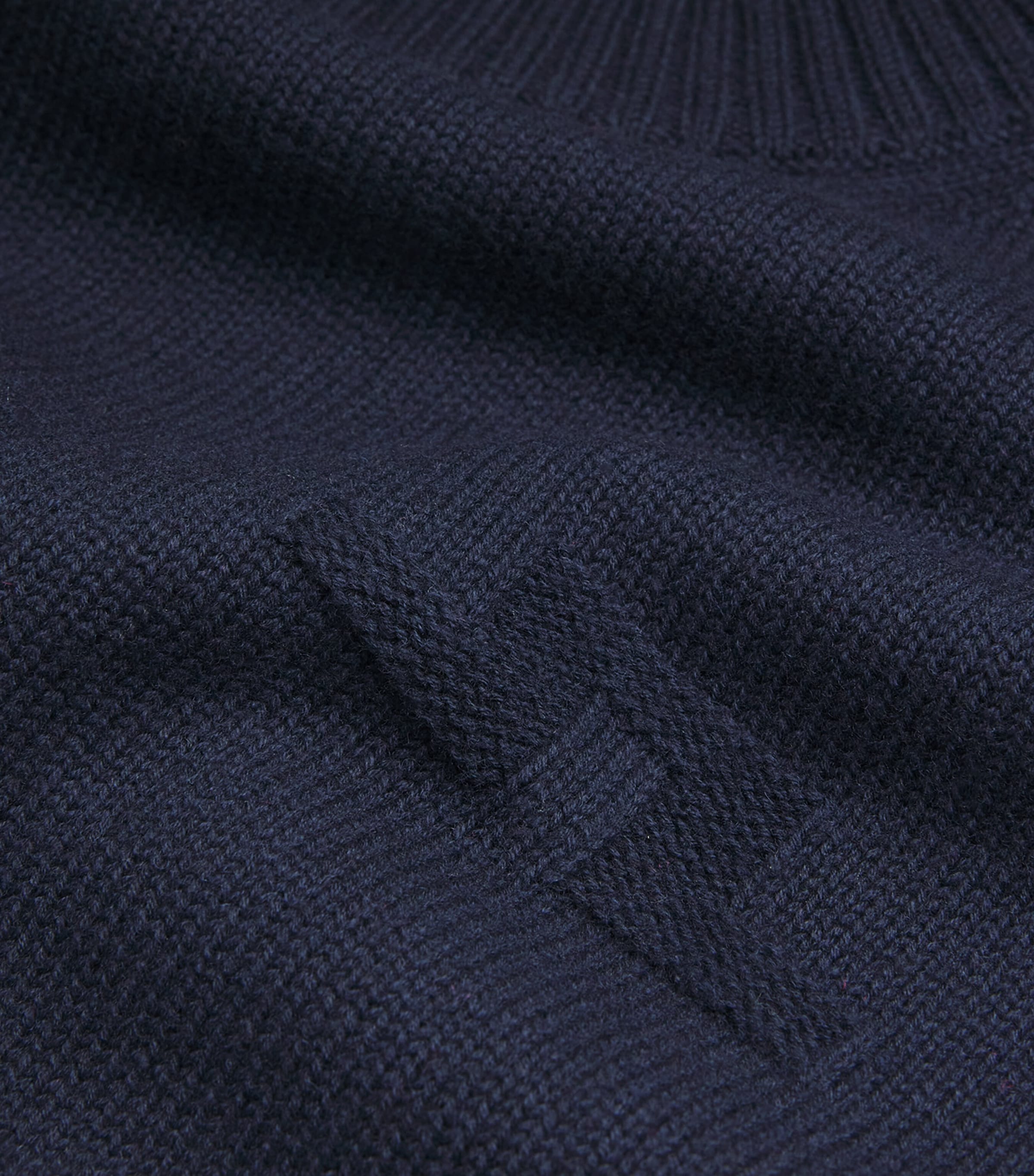 J Lindeberg Mens Wool-BCI Cotton Eddy Sweater Jl Navy Image 5