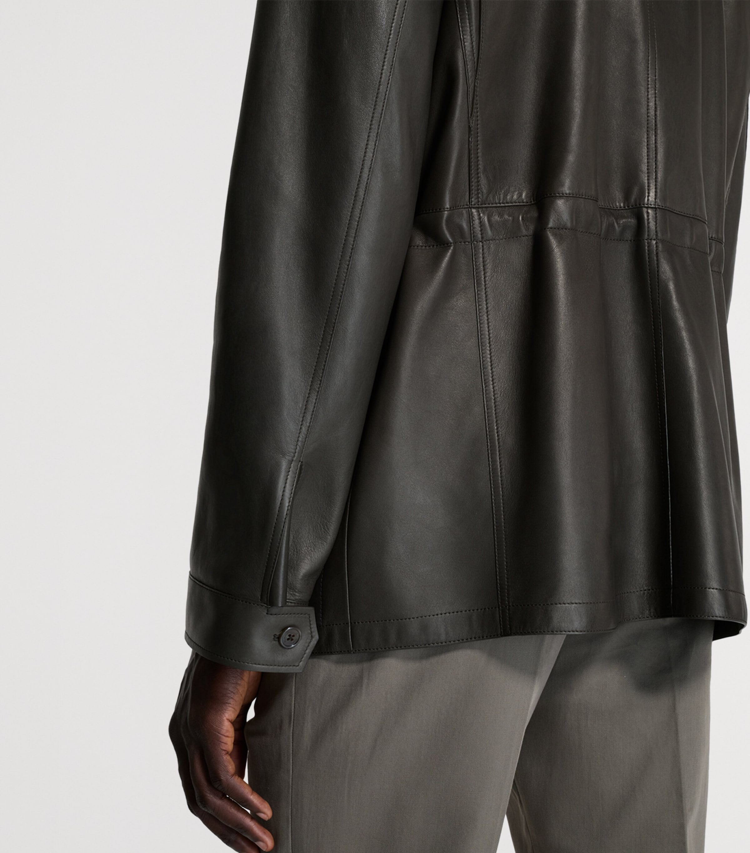Dunhill Mens Leather Jacket Image 6