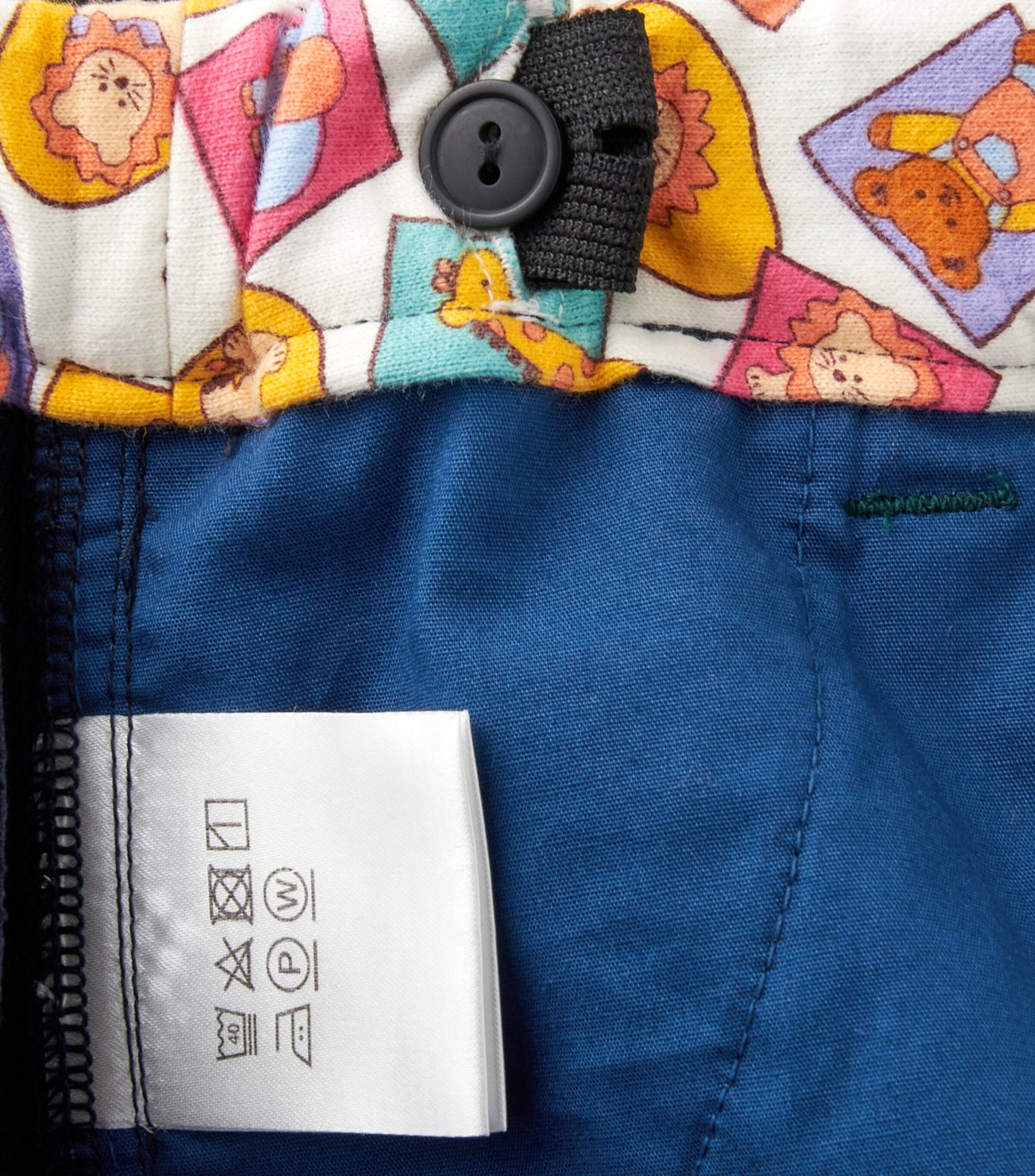 Cotton-Blend Patchwork Embroidered Trousers (2-5 Years) 3 Image 2