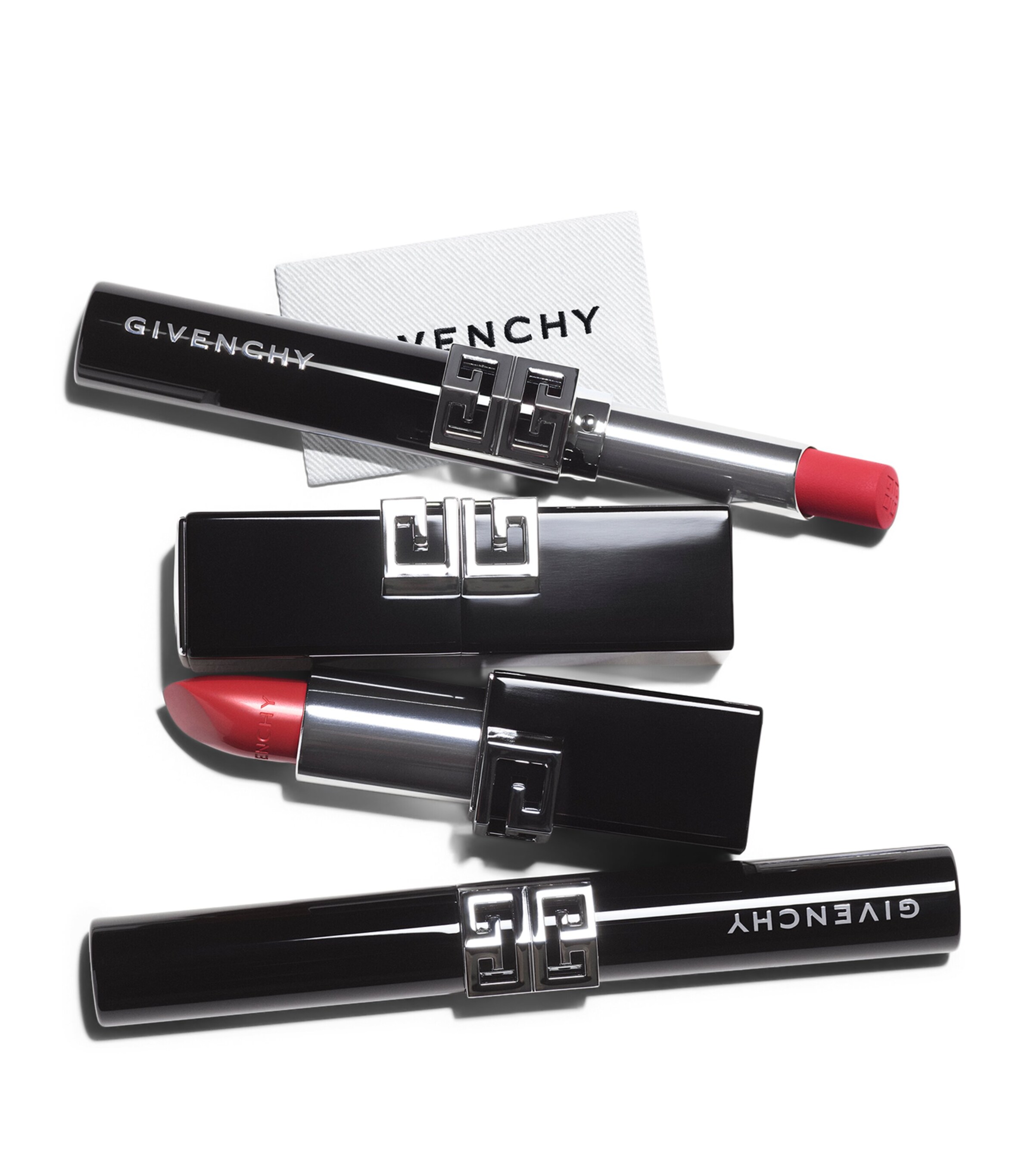 Givenchy Le Rouge Satin Silk High-Definition Lipstick Maroon Stitch Image 8