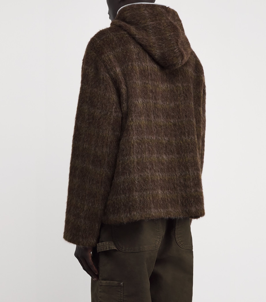 Hooded Jacket DORF CHECK WOOL Image 4