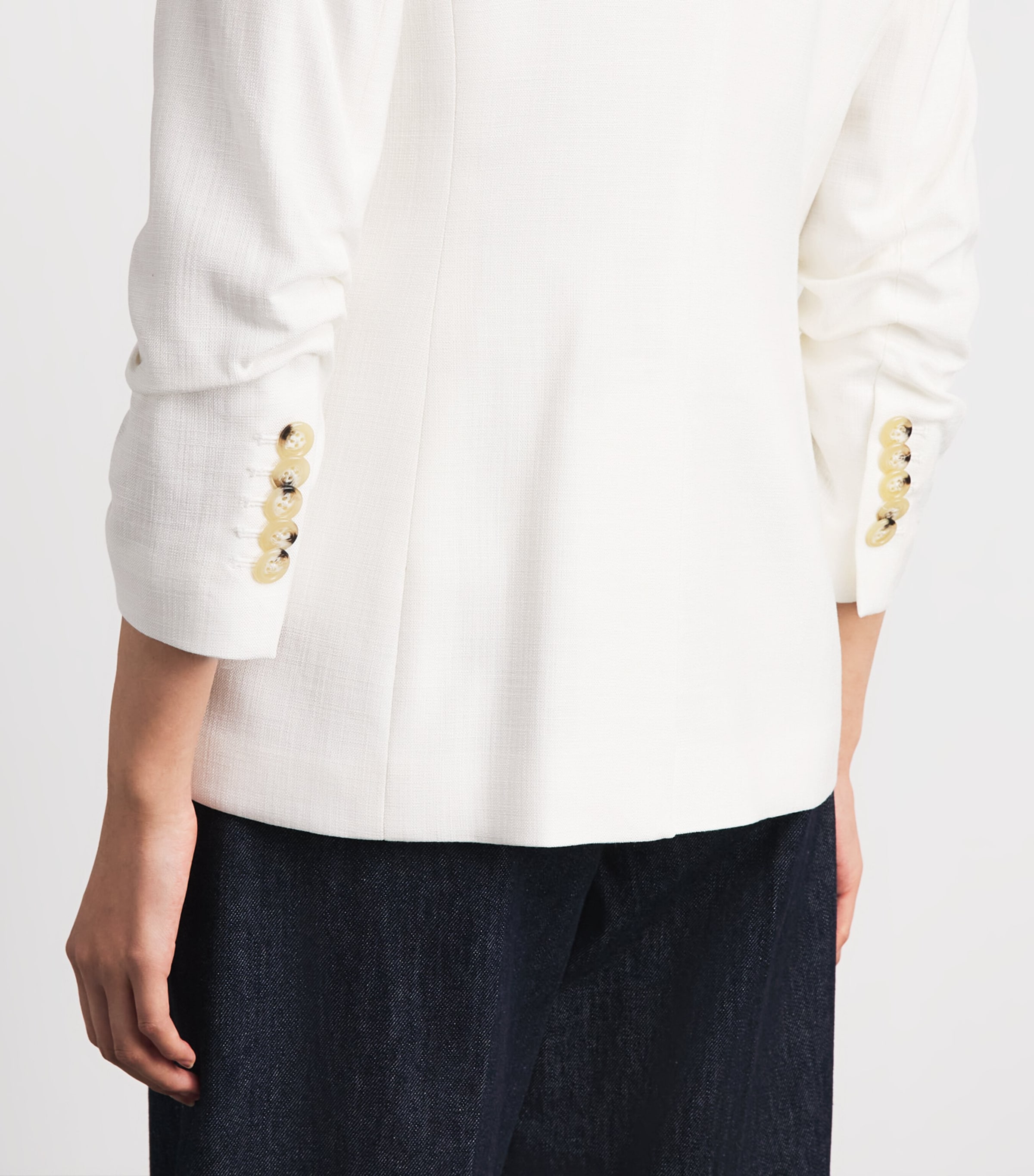 Veronica Beard Womens Battista Dickey Blazer Dove Image 3