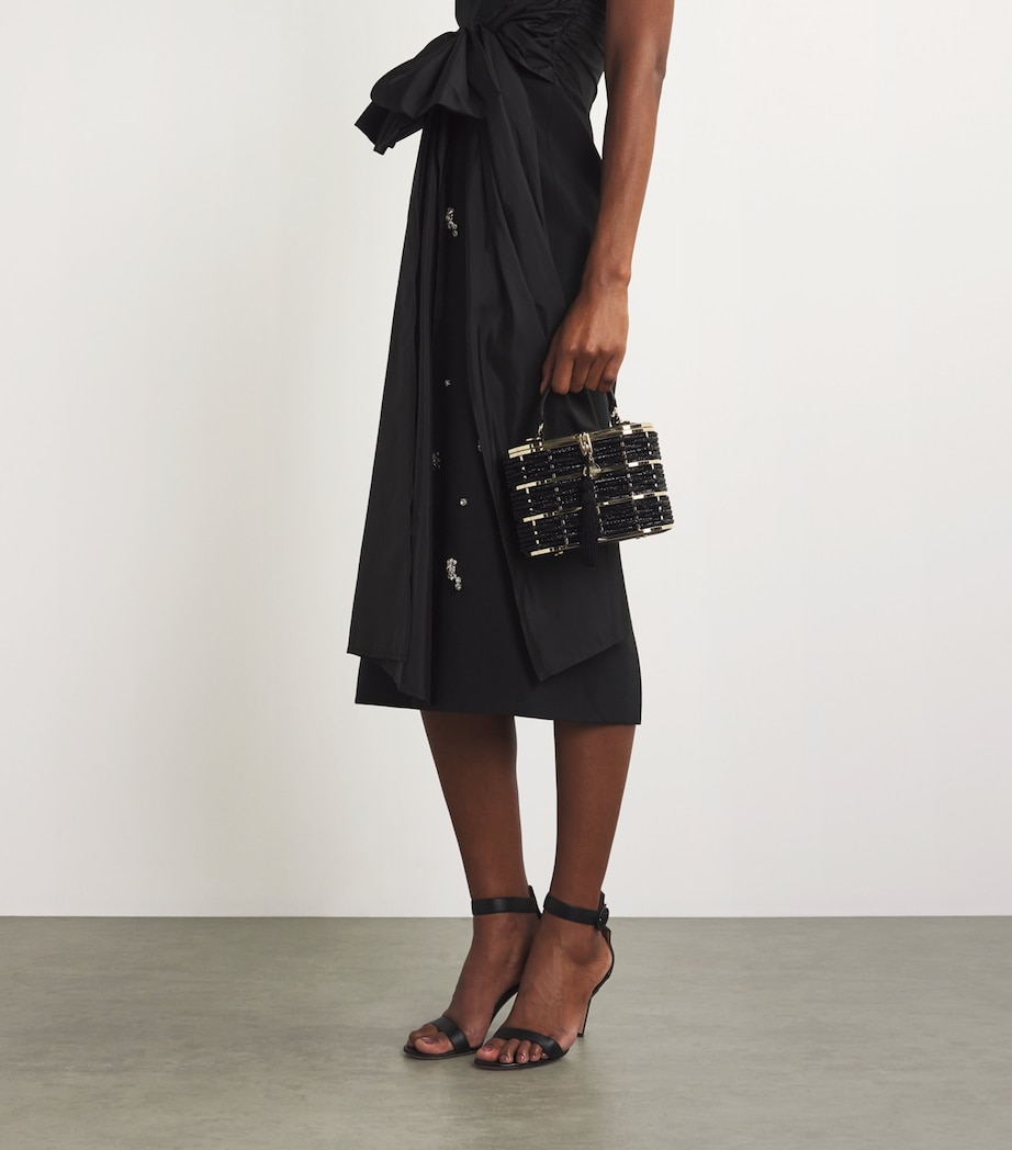 Willow Basket Top-Handle Bag CJET-CHAMPA GNE JET Image 5