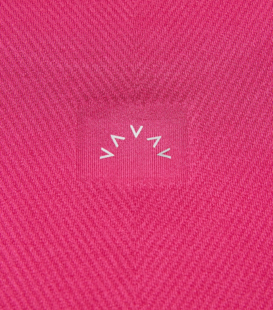 Varley Womens Casper Seamless T-Shirt Rich Raspberry Image 6