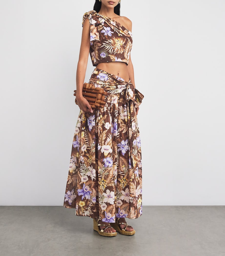 Cotton Coco Maxi Skirt CHCMULFLO Image 2