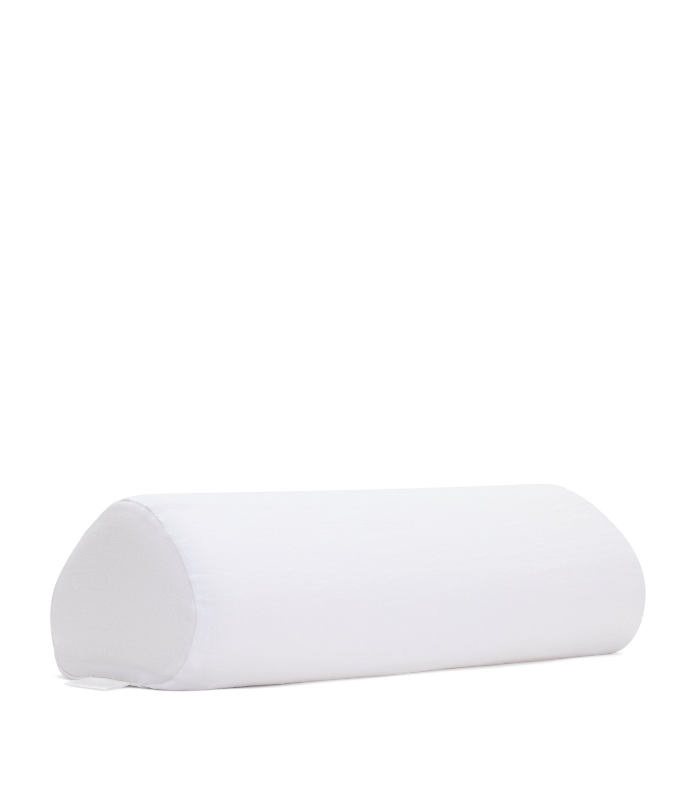 Memory Foam Boost Pillow and Linen Pillowcase (20cm x 47cm) WHITE Image 3