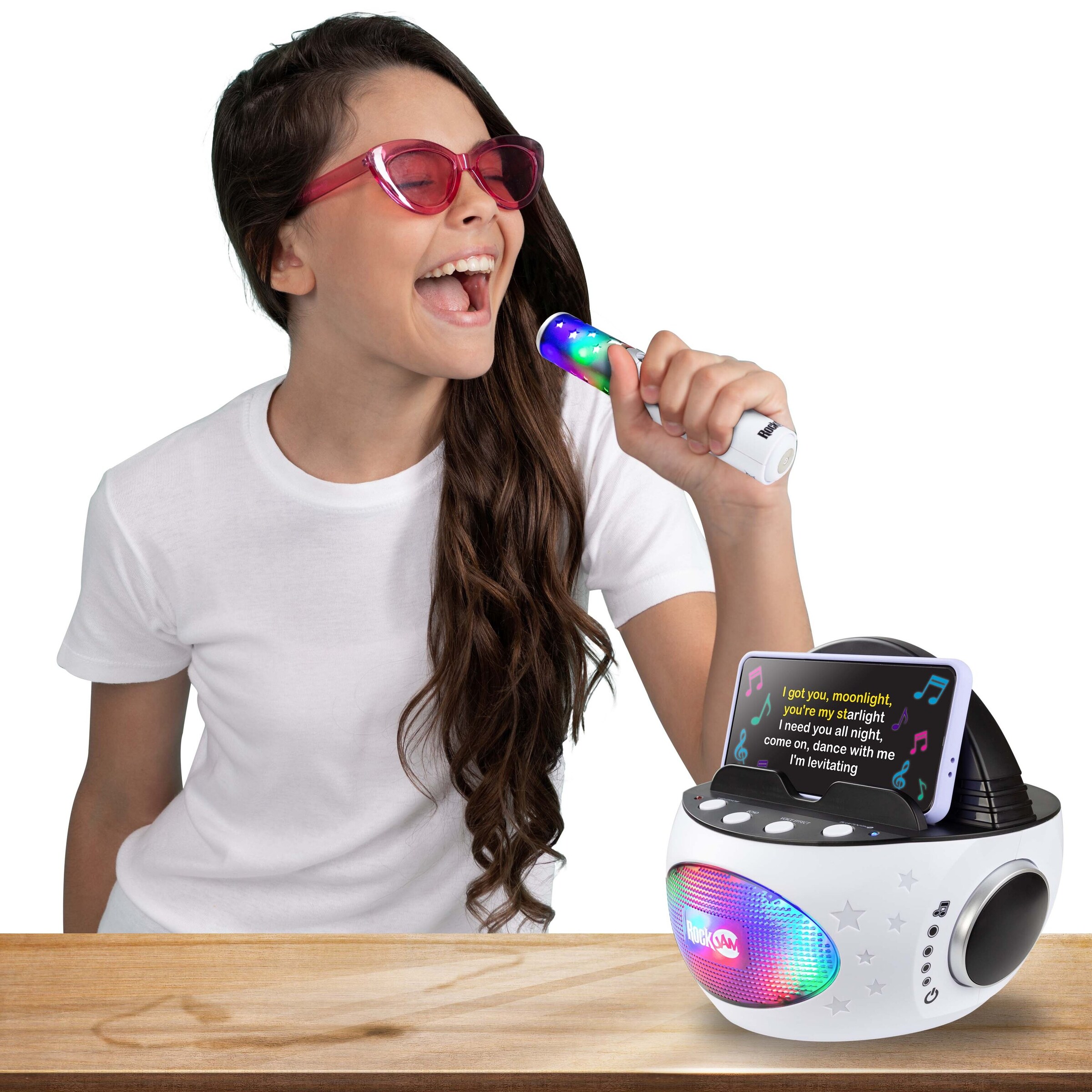 Rock Jam K-Pop Bluetooth Karaoke Machine Image 13