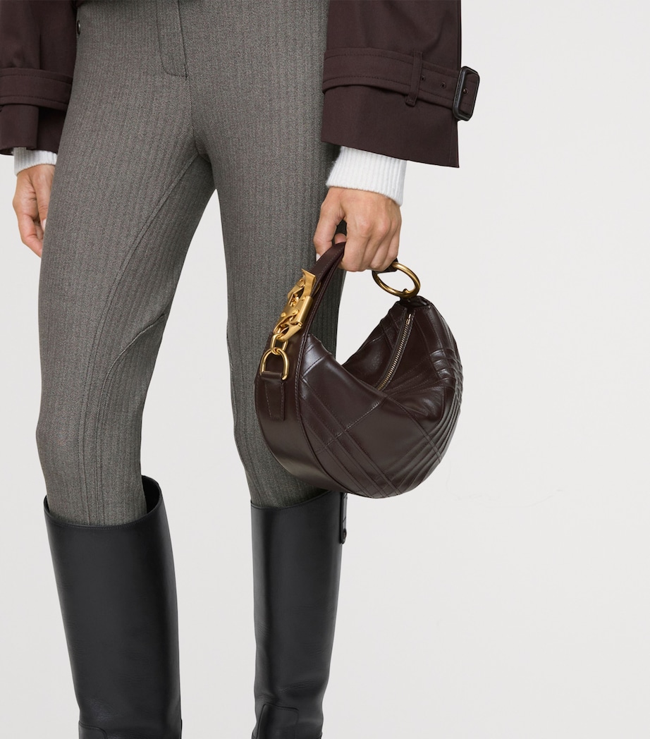 Leather Knight Arc Bag PEAT Image 3