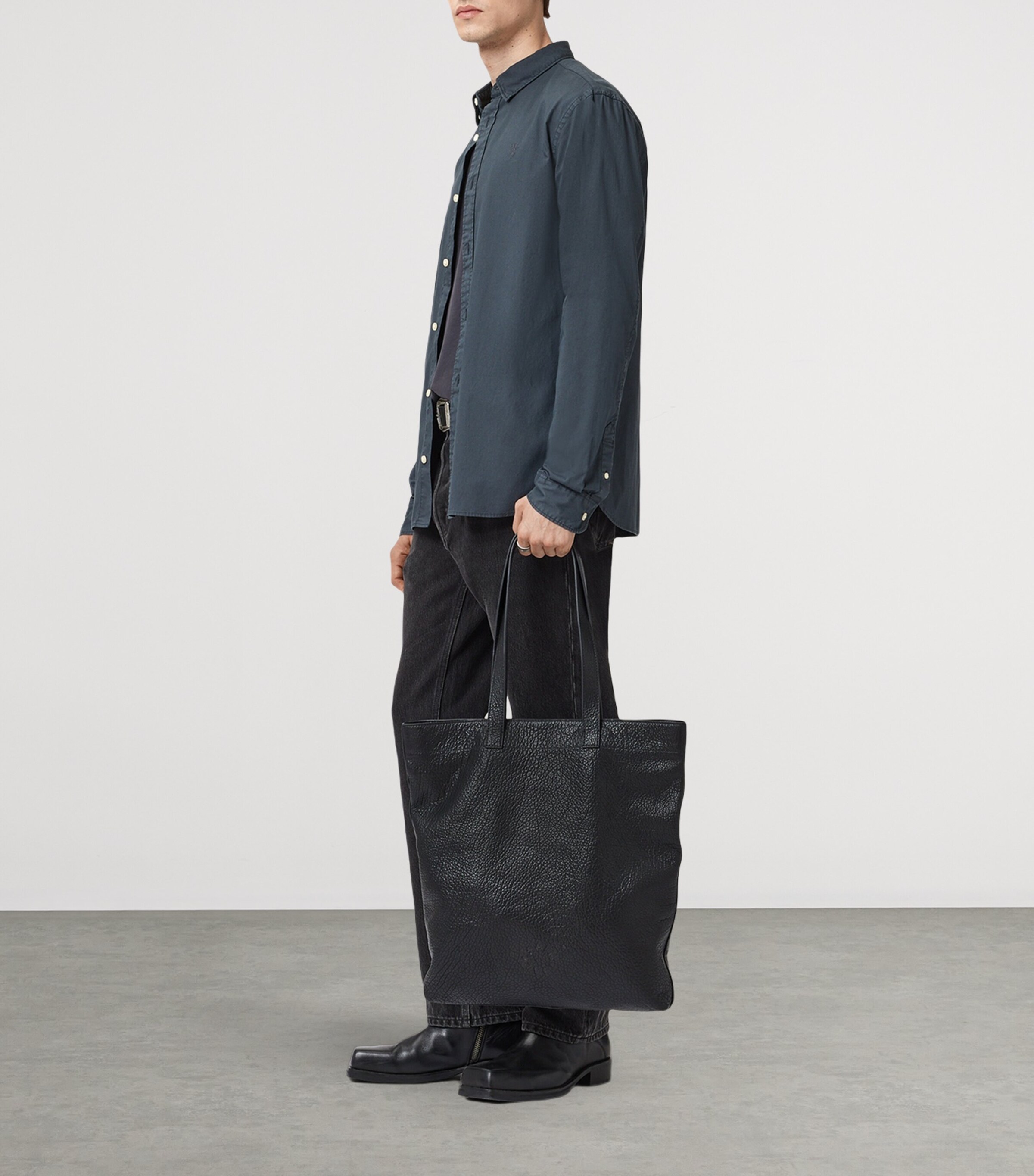 Stretch-Cotton Hawthorne Shirt SUNIL BLUE Image 4