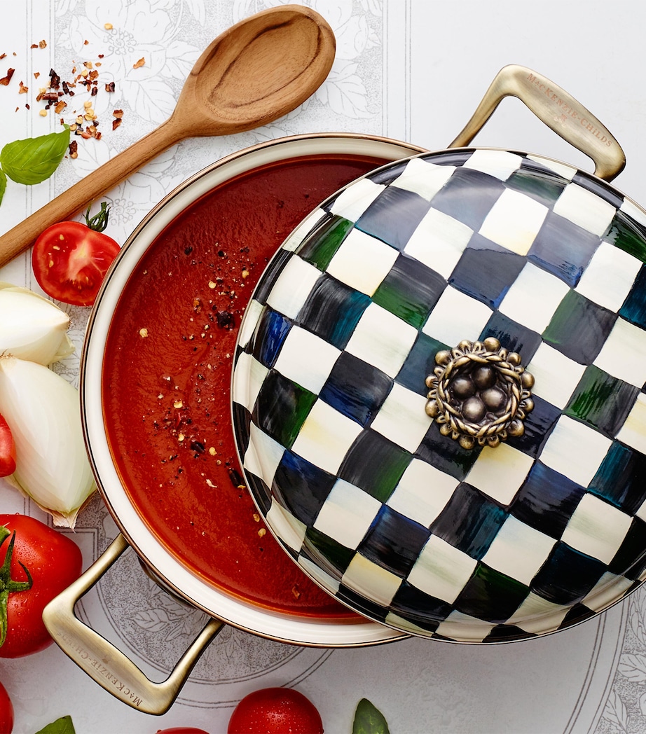 Courtly Check Casserole Dish (26cm) BLACK Image 2